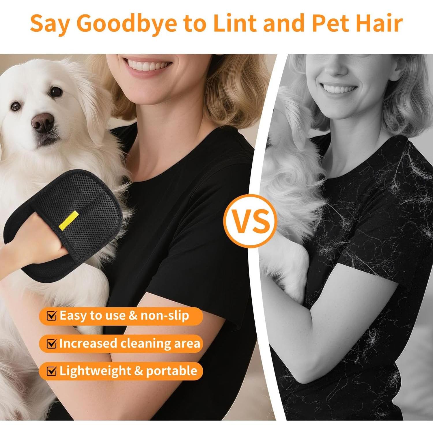 Guantes Electroestáticos YUZUKYAUY para Eliminación de Pelo de Mascotas