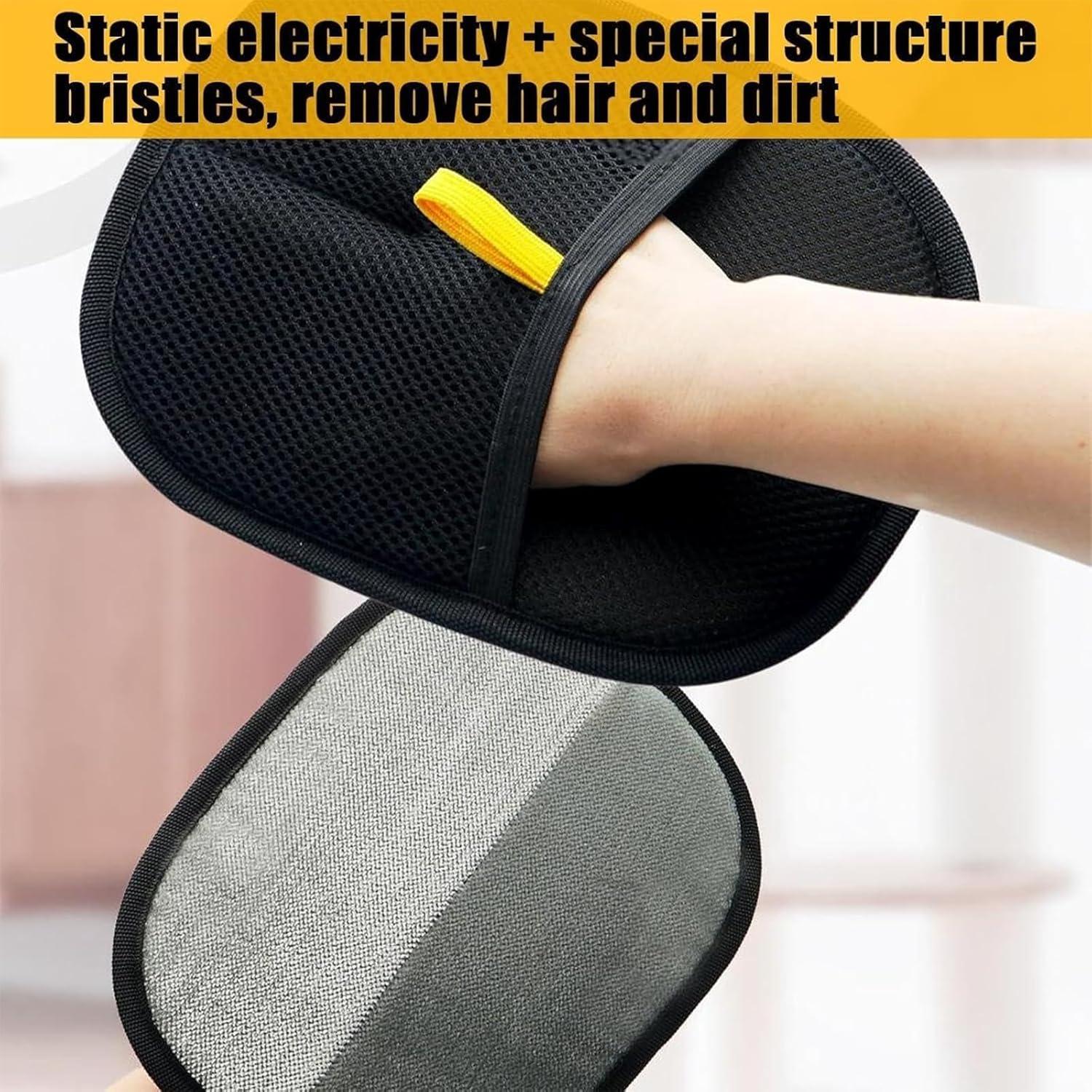 Guantes de Aseo Electroestáticos CZMYCBG para Mascotas - Negro