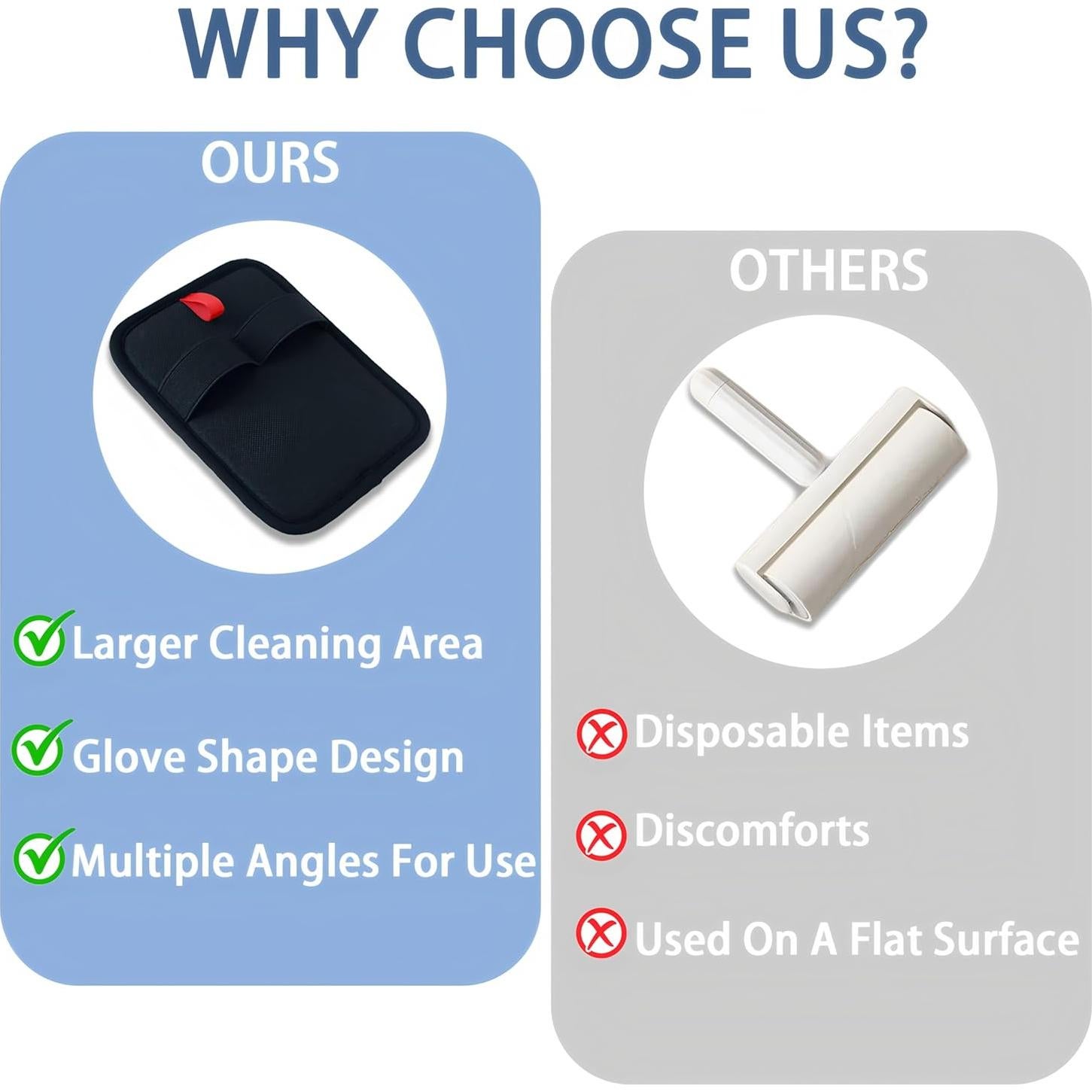 Guante Removedor de Pelo de Mascota BADAO - Ecológico y Reutilizable