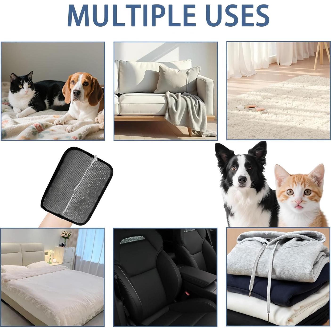 Guante Removedor de Pelo de Mascota BADAO - Ecológico y Reutilizable