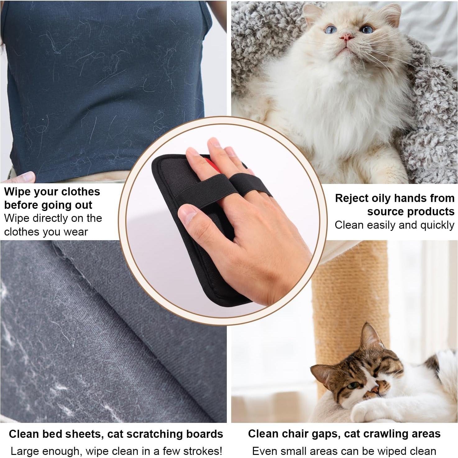 Guantes de Limpieza Electrostática Lyreh para Mascotas - 3 Piezas