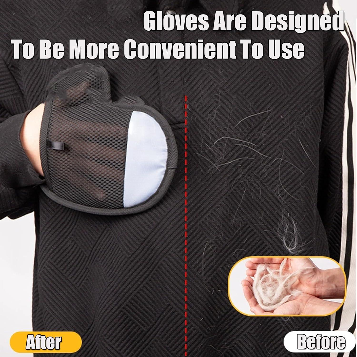 Guante Removedor de Pelo de Mascota Yalemie Doble Cara 25.4x15.2cm