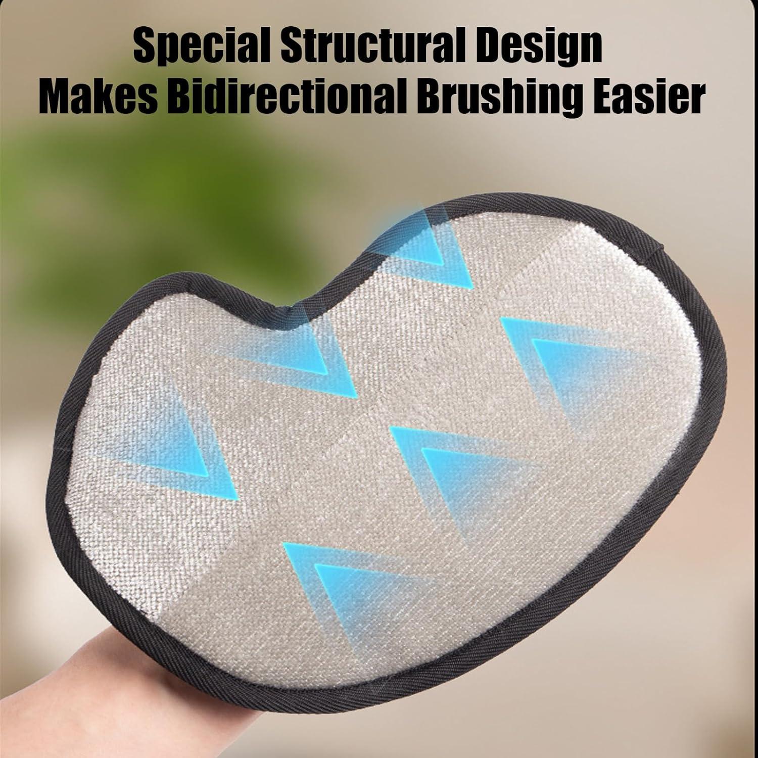 Guante Removedor de Pelo de Mascota Yalemie Doble Cara 25.4x15.2cm