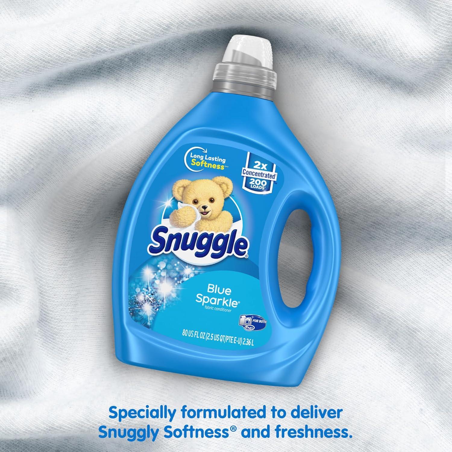 Suavizante de Tela Líquido Snuggle Blue Sparkle 2X 2.37L