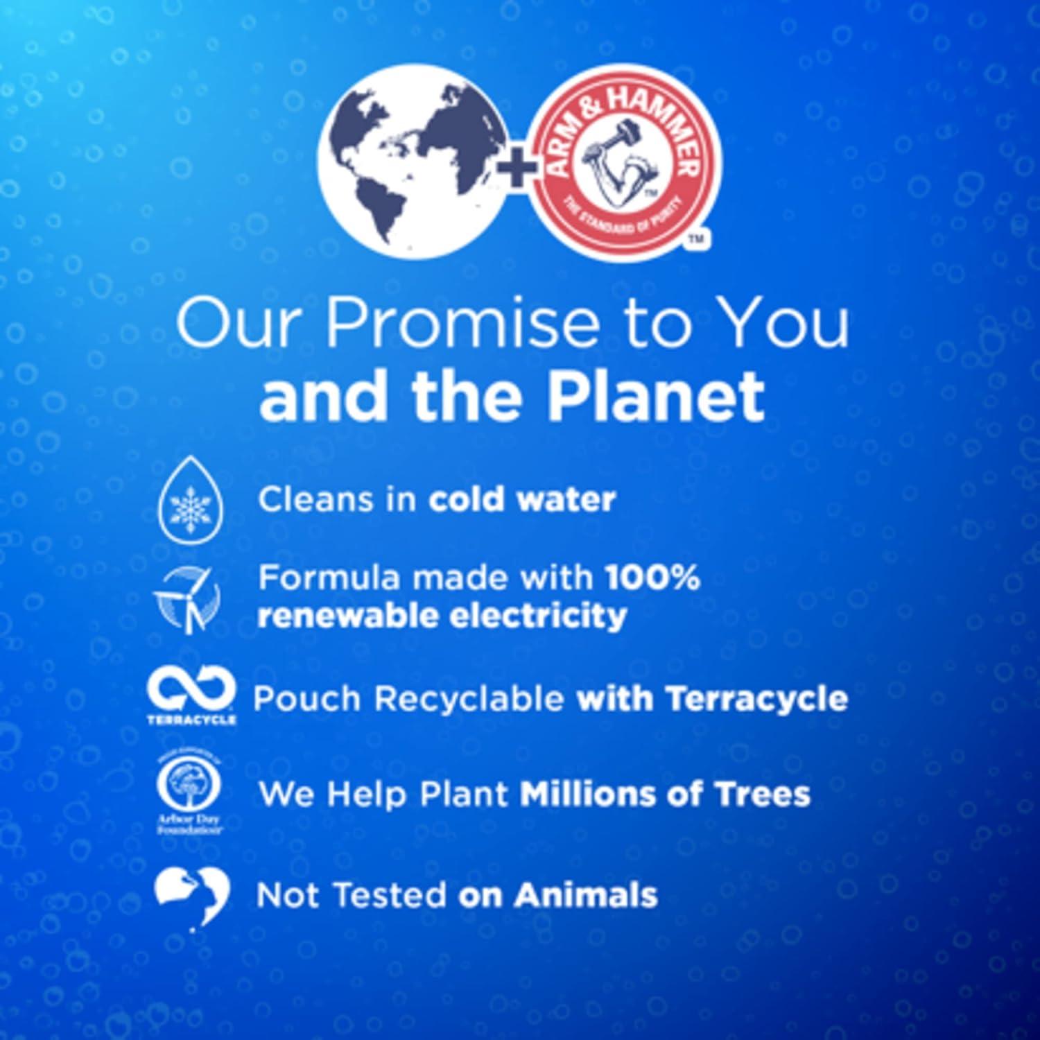 Detergente Líquido Arm & Hammer Plus OxiClean 5-en-1 4 Paquetes