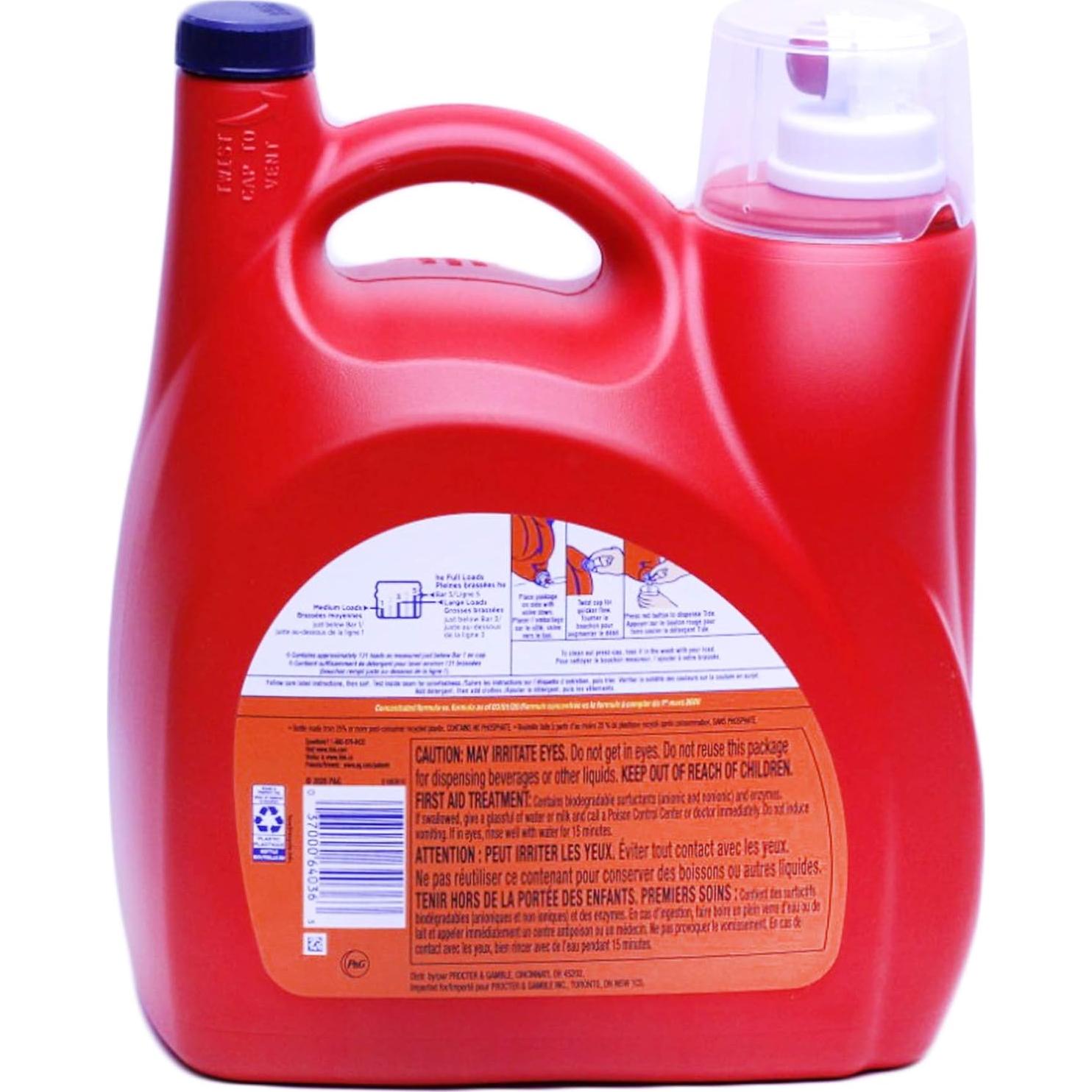 Detergente Líquido para Ropa Tide Ultra Concentrado 4.87 L