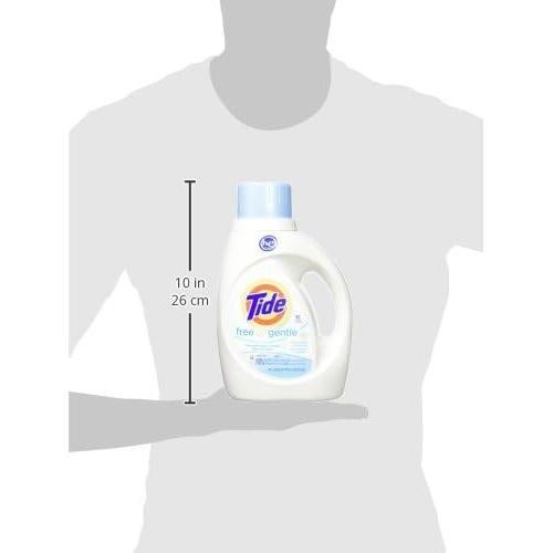 Detergente Líquido para Ropa Tide Free and Gentle 1.42kg