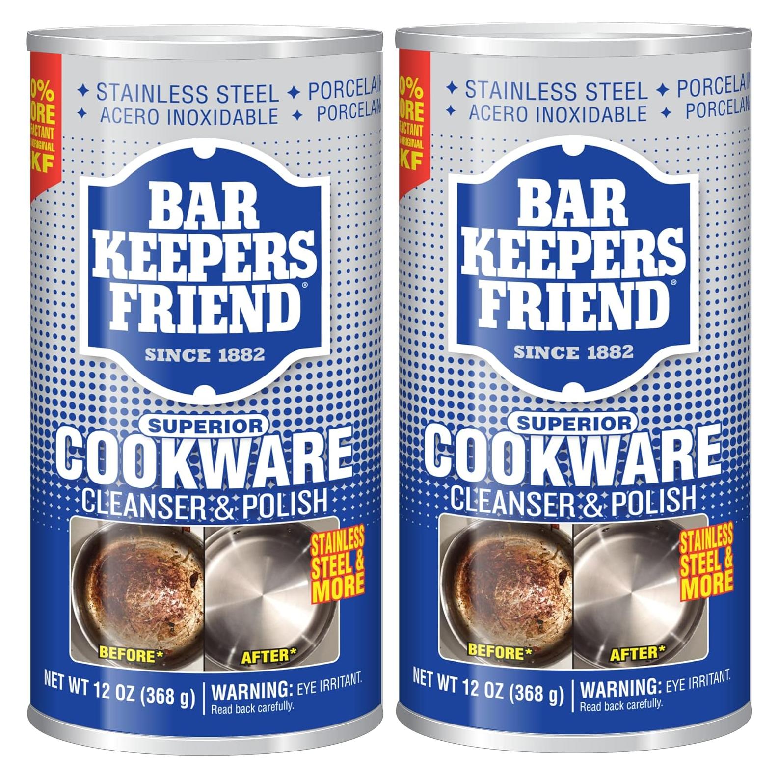 Limpiador y Pulidor Bar Keepers Friend 2 x 340 g - Acero Inoxidable