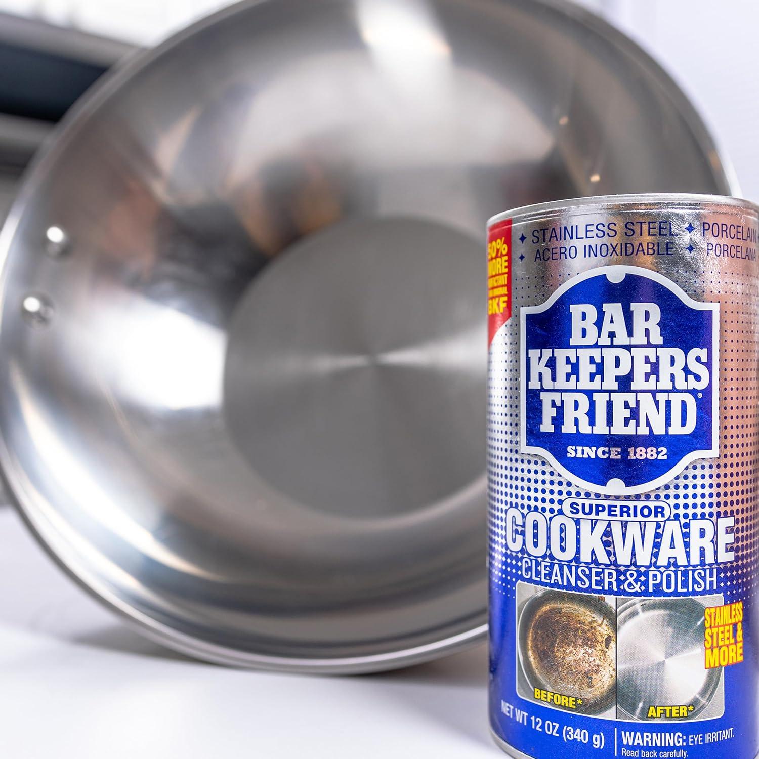 Limpiador y Pulidor Bar Keepers Friend 2 x 340 g - Acero Inoxidable