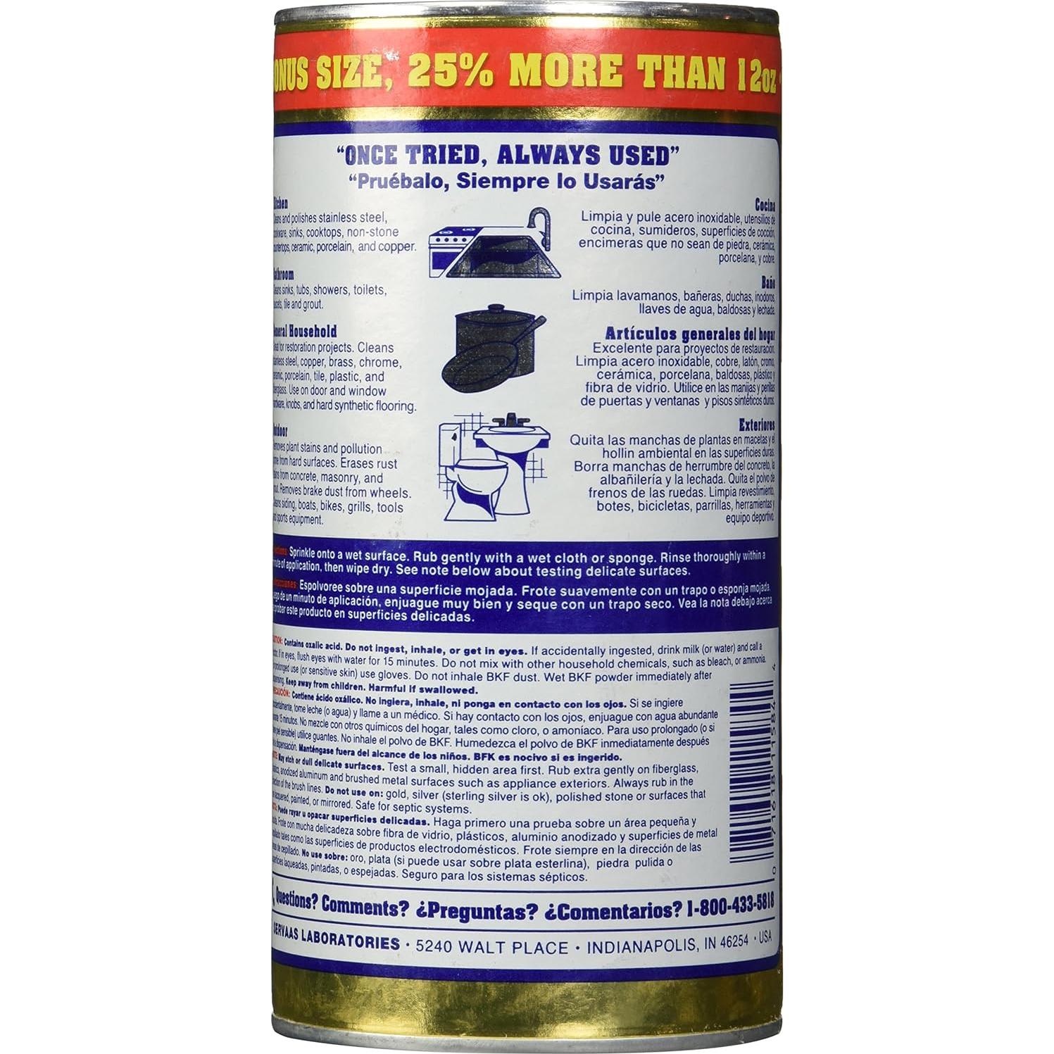 Limpiador y Pulidor Bar Keepers Friend 425 g