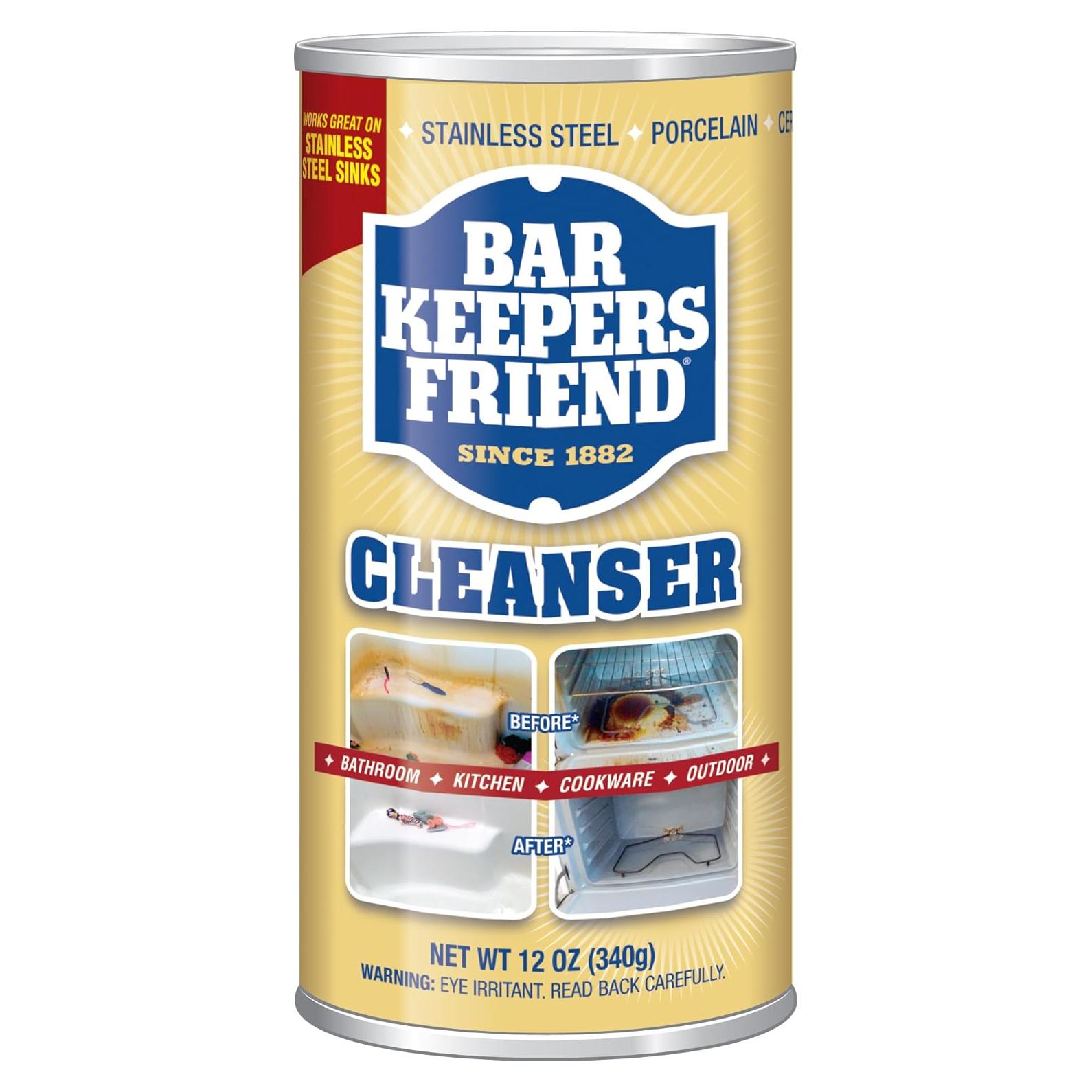 Limpiador en polvo Bar Keepers Friend 340 g - Paquete de 4