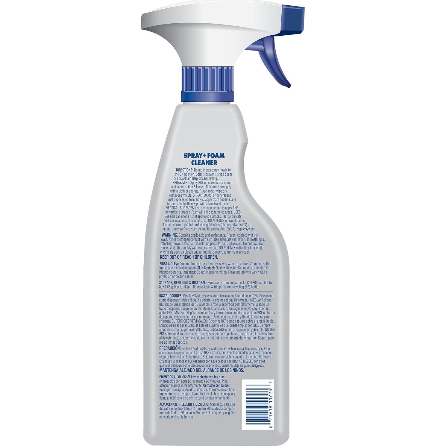 Limpiador Multiusos Bar Keepers Friend MORE Spray + Foam 2x750ml