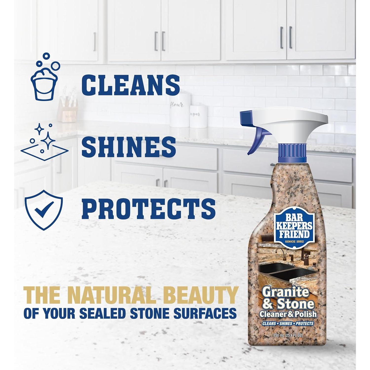 Limpiador y Pulidor de Granito Bar Keepers Friend 750ml