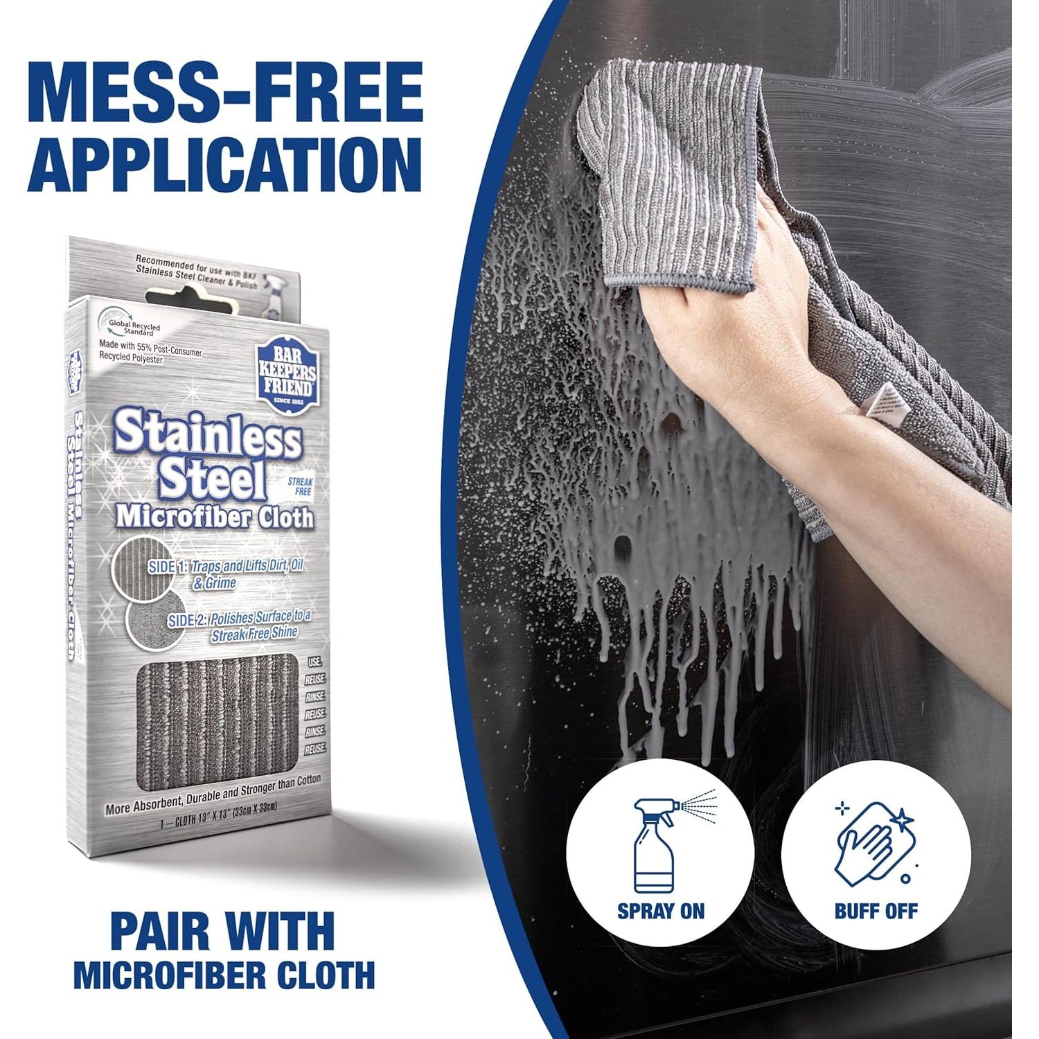 Limpiador y Pulidor de Acero Inoxidable Bar Keepers Friend 2L