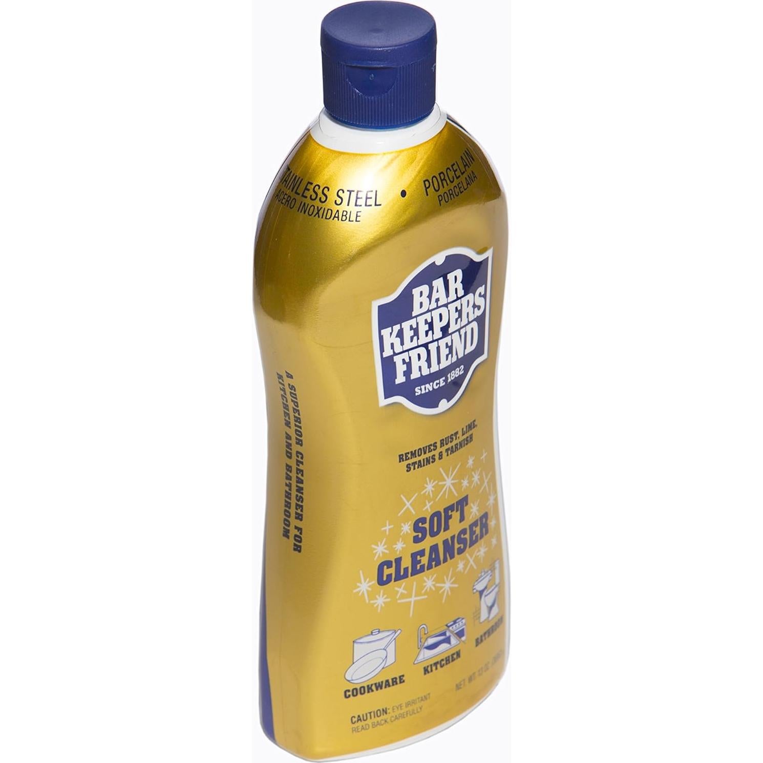 Limpiador Suave Bar Keepers Friend 4x13 oz - Sin Fragancia
