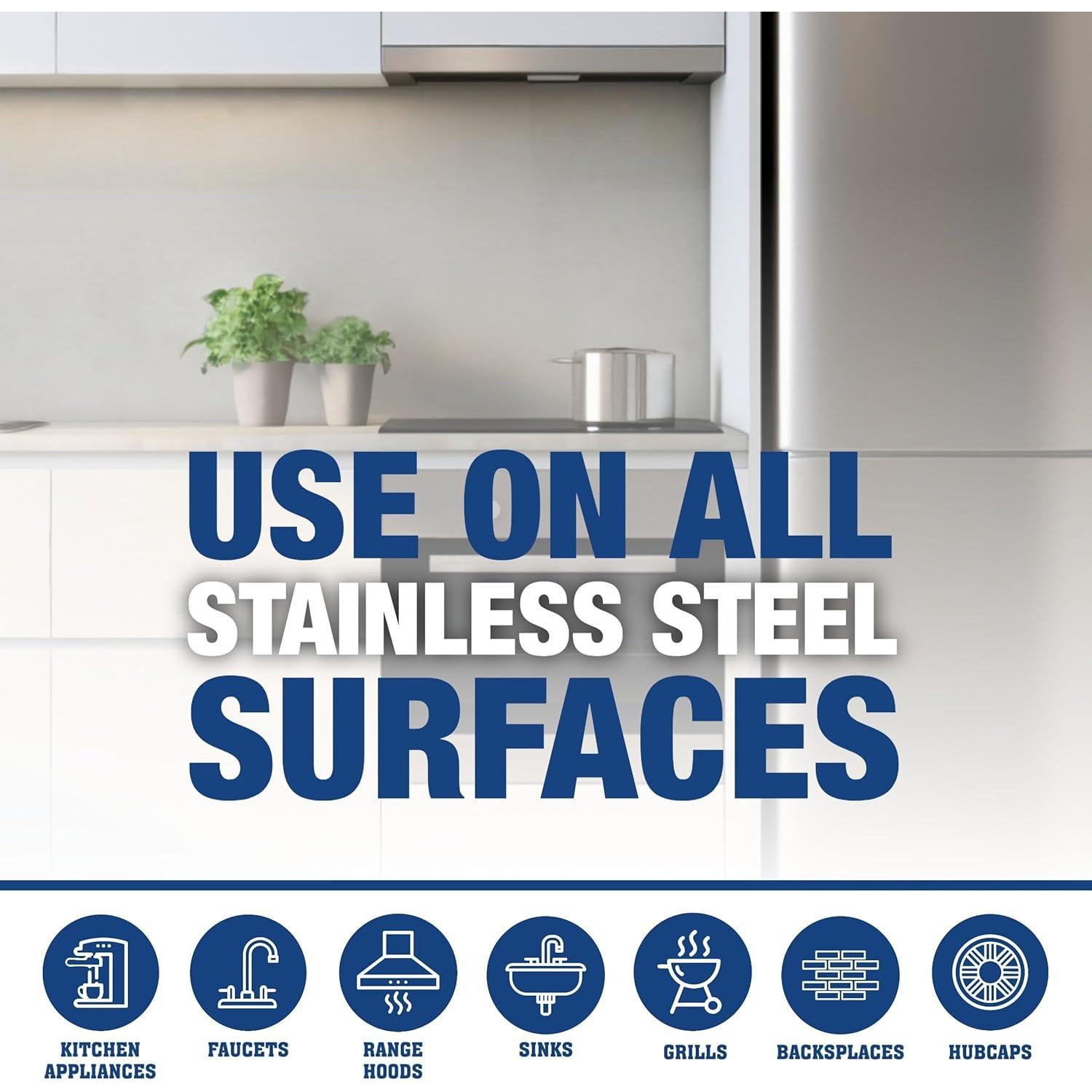 Limpiador y Pulidor de Acero Inoxidable Bar Keepers Friend 946 ml