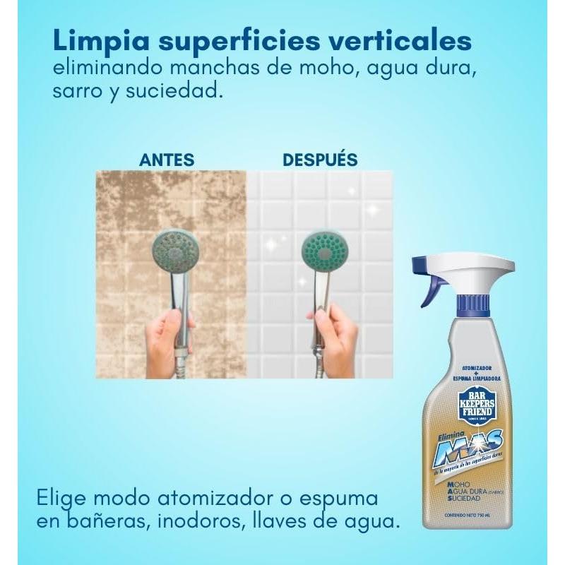 Paquete Bar Keeper's Friend - Limpiador Spray 750 ml y Polvo 595 g