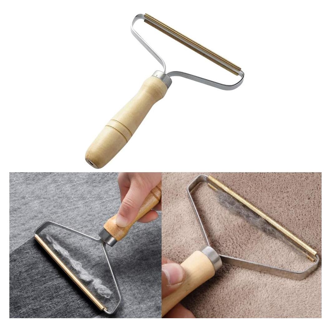 Removedor de Pelusa para Alfombra DAIFUQIHUA, Mango de Madera