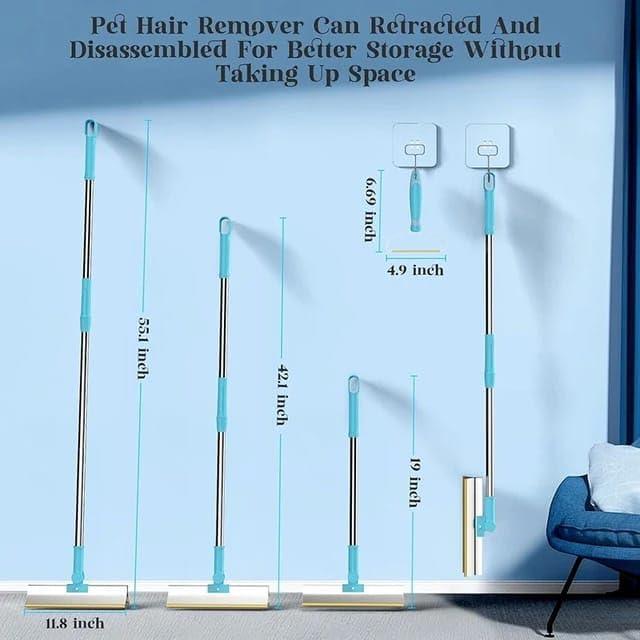 Rastrillo para Alfombras Genérico con Mango Ajustable 129.5 cm