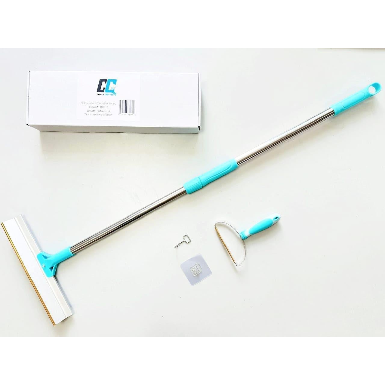 Rastrillo para Alfombras Genérico con Mango Ajustable 129.5 cm