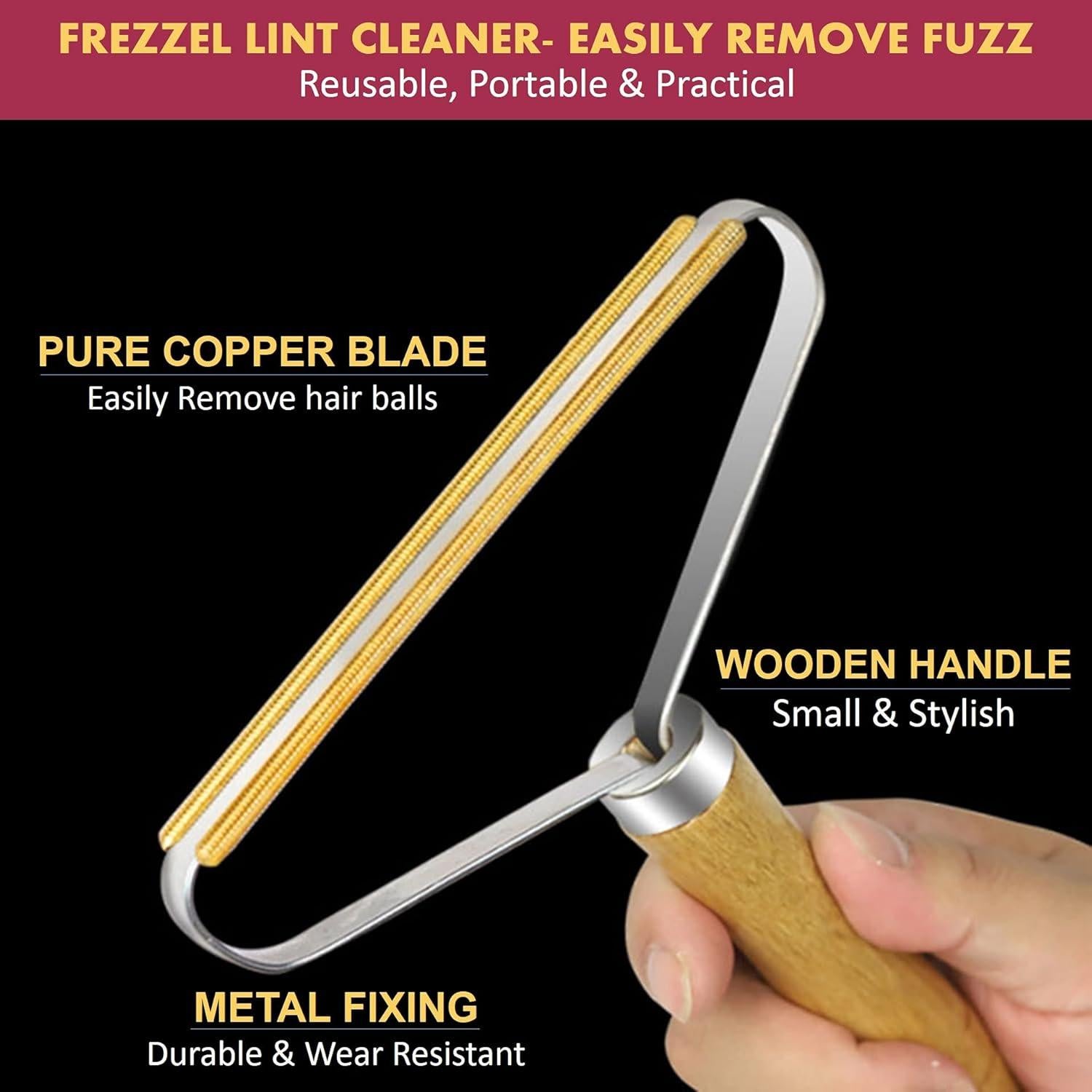 Paquete de 2 Removedores de Pelo de Mascota FREZZEL - Efectivo y Duradero