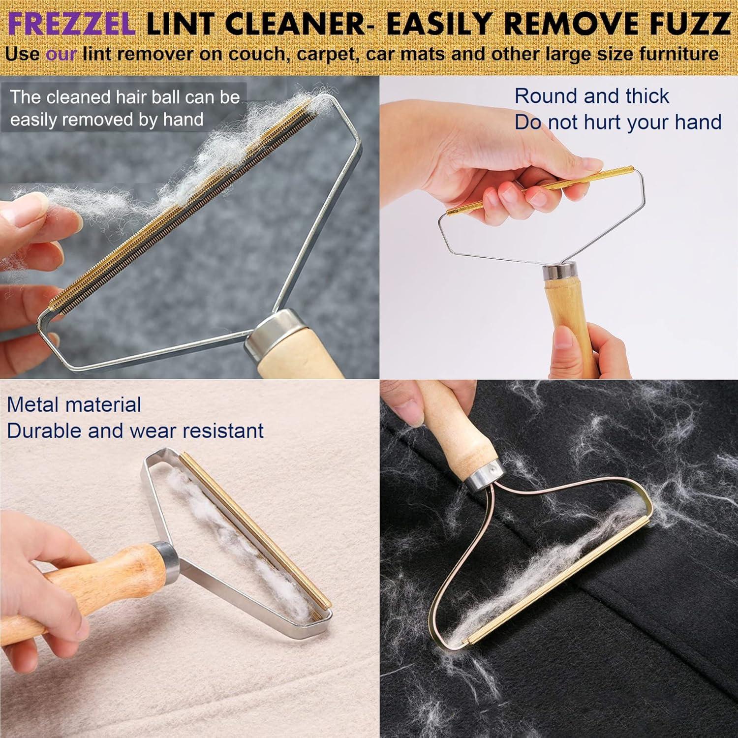 Paquete de 2 Removedores de Pelo de Mascota FREZZEL - Efectivo y Duradero