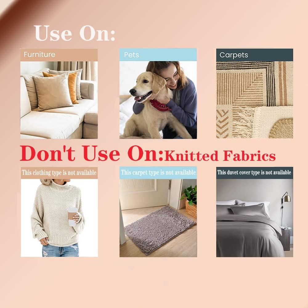 Removedor de pelo de mascotas portátil 2 paquetes - Limpiador profesional