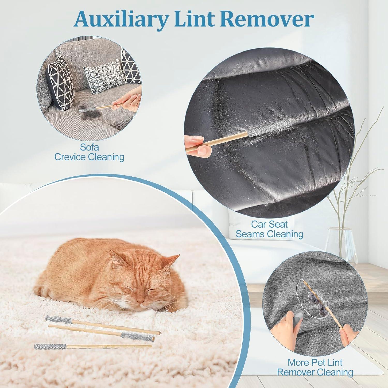 Juego de 4 herramientas para eliminar pelo de mascotas Oleka