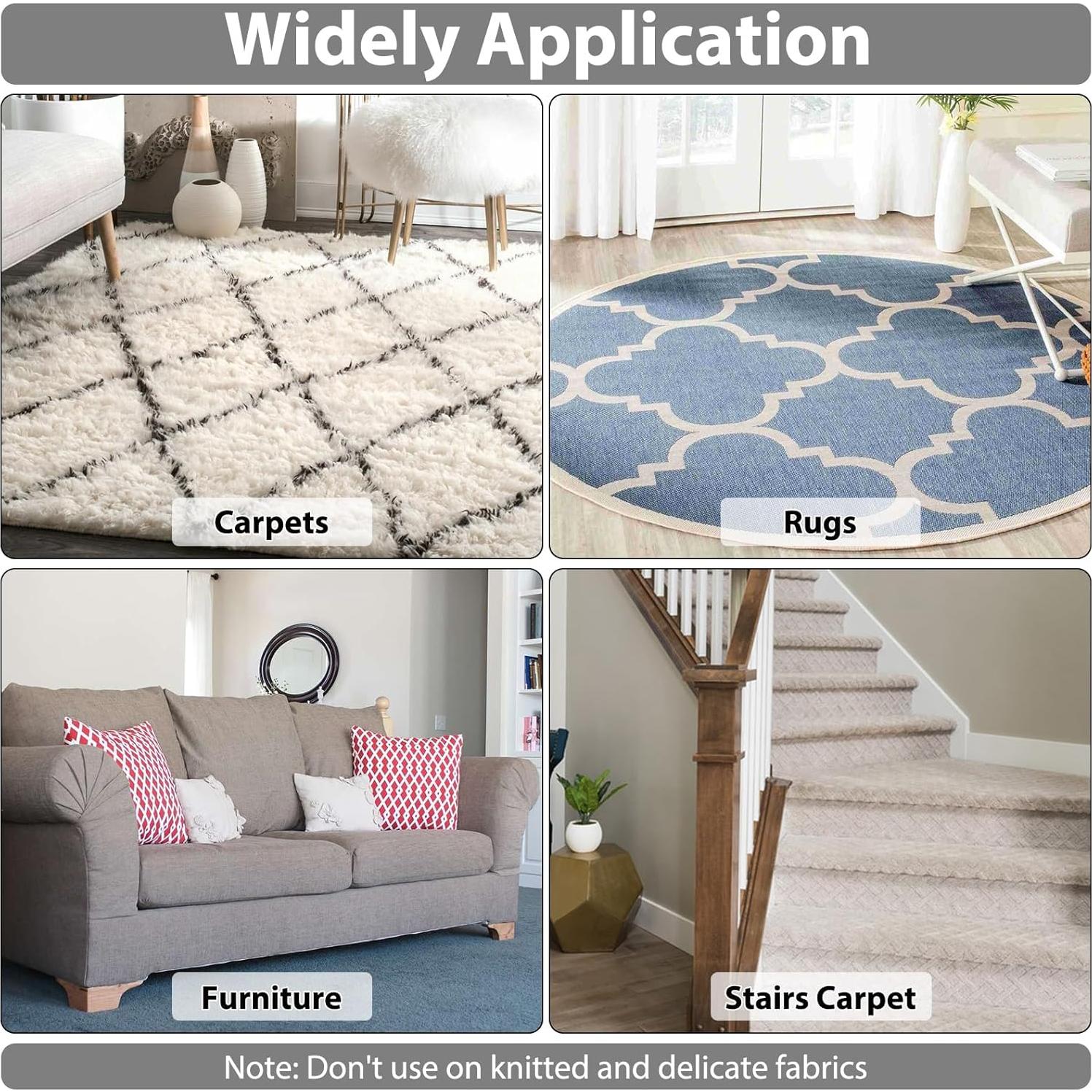 Rastrillo para Alfombra HUICOCY 124.5 cm Eliminador Pelo Mascotas