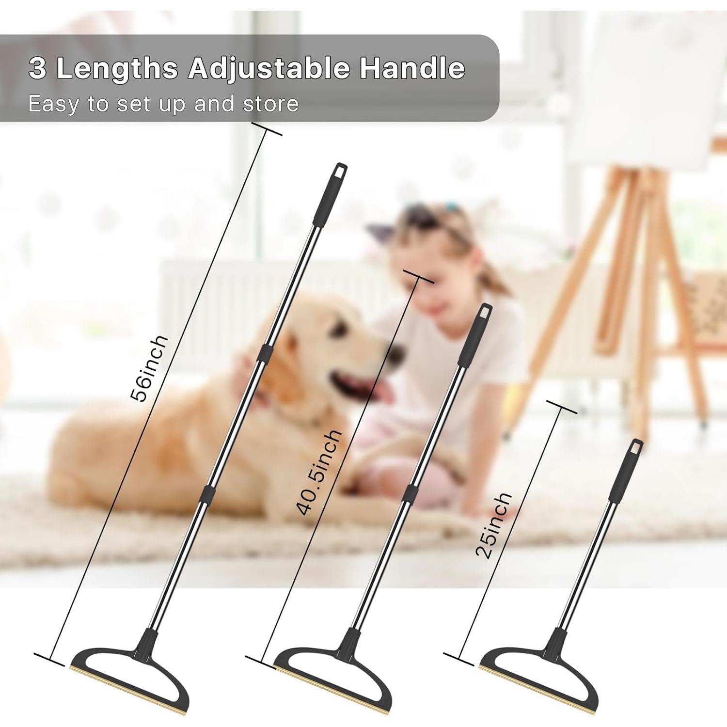 Rastrillo de Alfombra TOSMAL 2 en 1 para Pelo de Mascotas