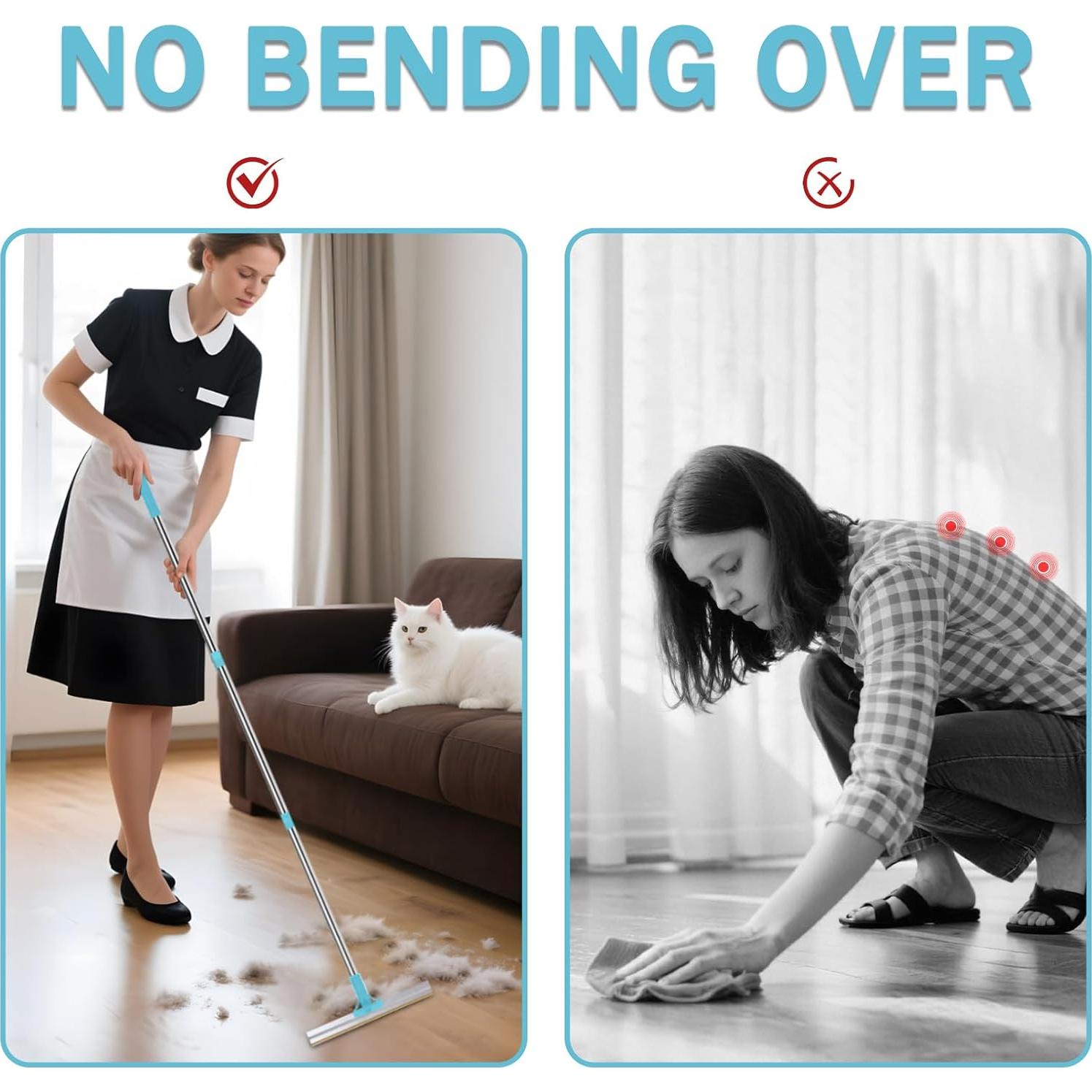 Rastrillo para Pelo de Mascotas LQCOZYM 2 en 1 Ajustable