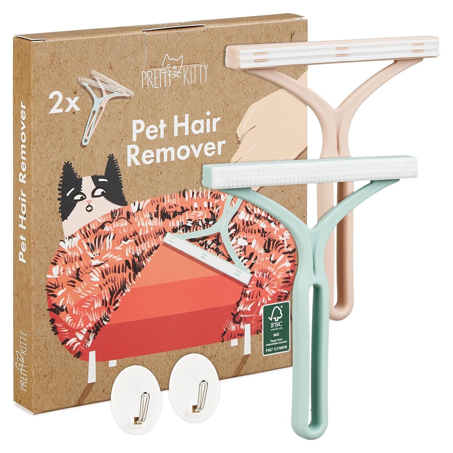 Juego de Removedores de Pelo de Mascota Pretty Kitty 2X - Lavable