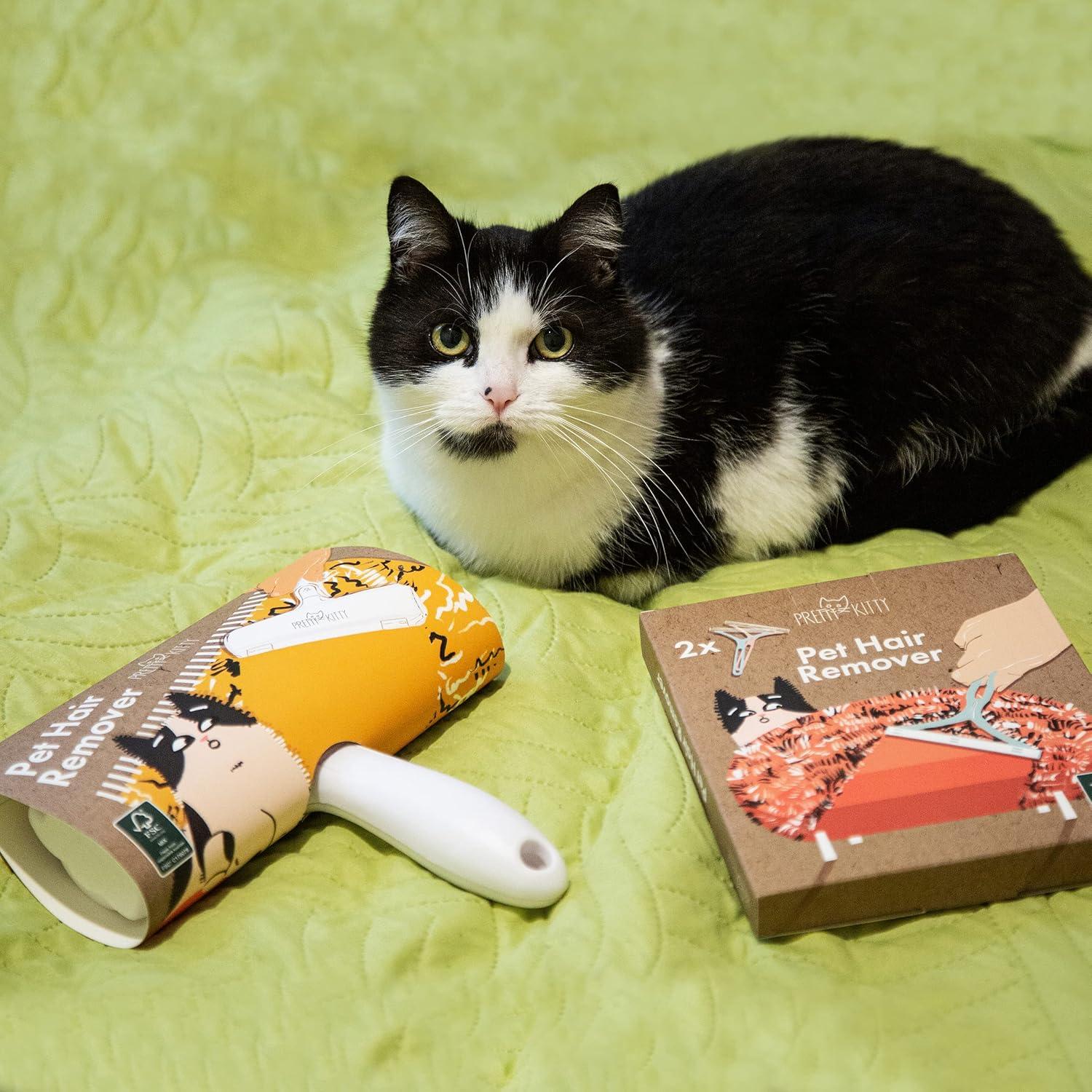 Juego de Removedores de Pelo de Mascota Pretty Kitty 2X - Lavable