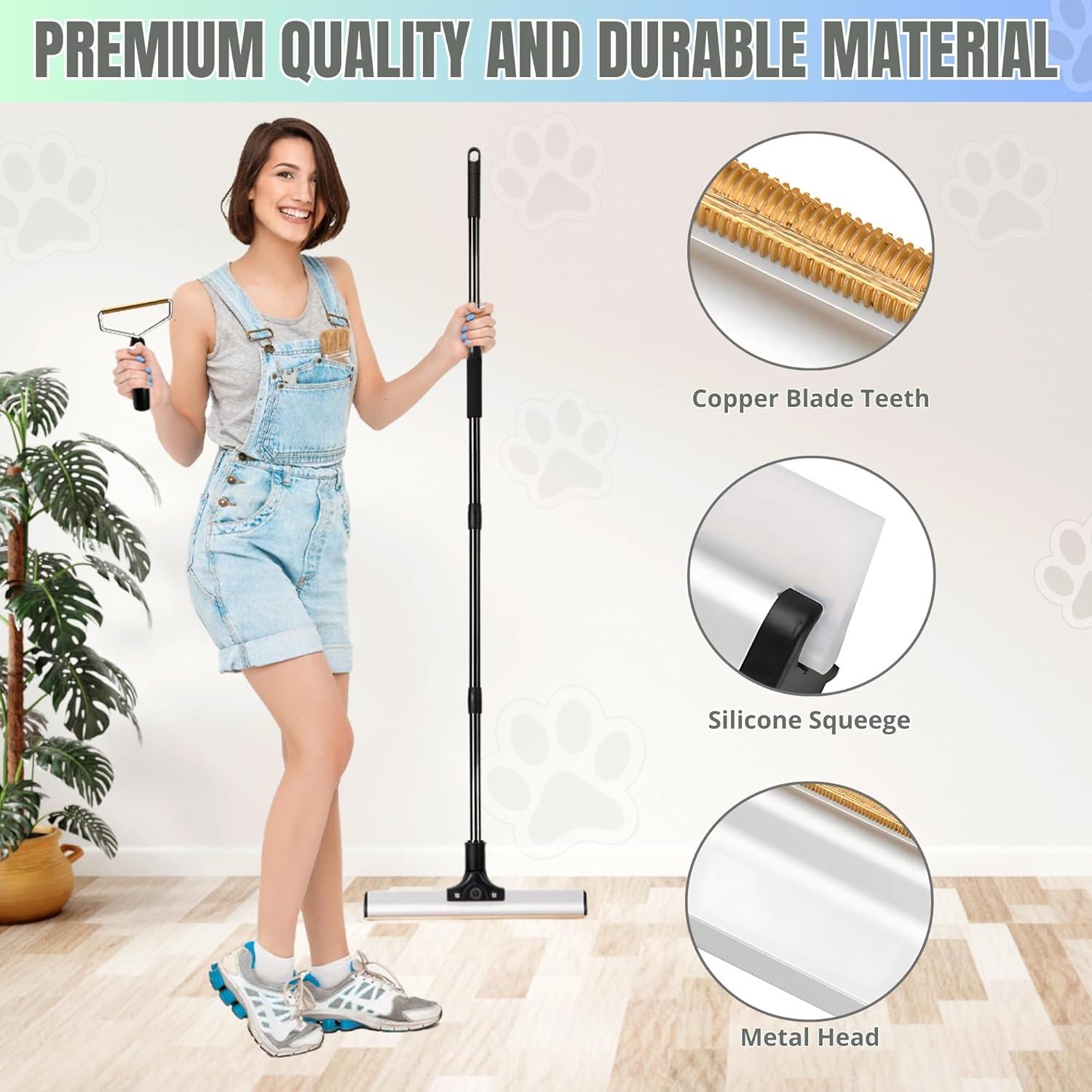 Rastrillo para Alfombras JJ Primus - Eliminación Pelo Mascotas