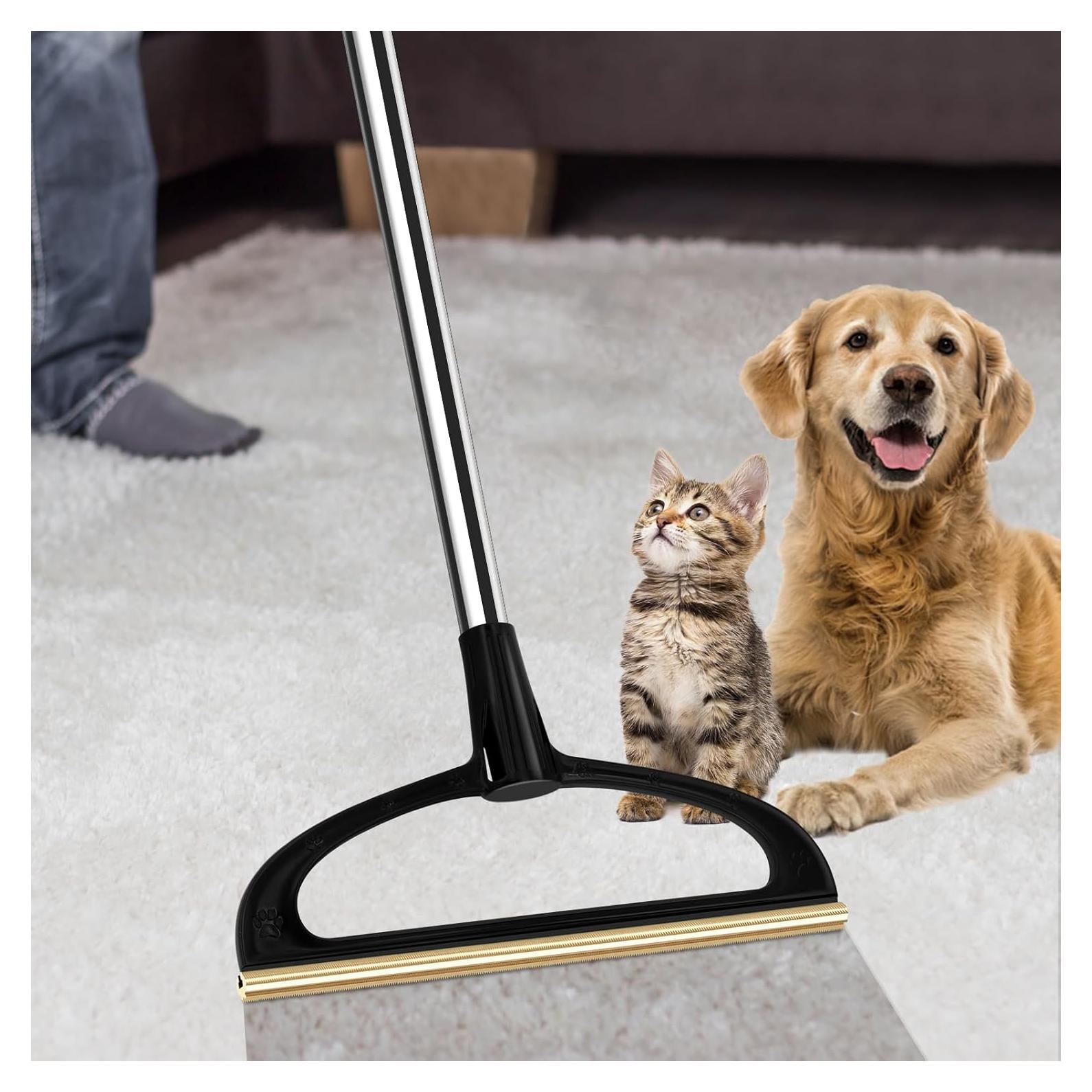 Rastrillo para Alfombra TOSMAL Ajustable 63.5-142 cm Pelo Mascotas