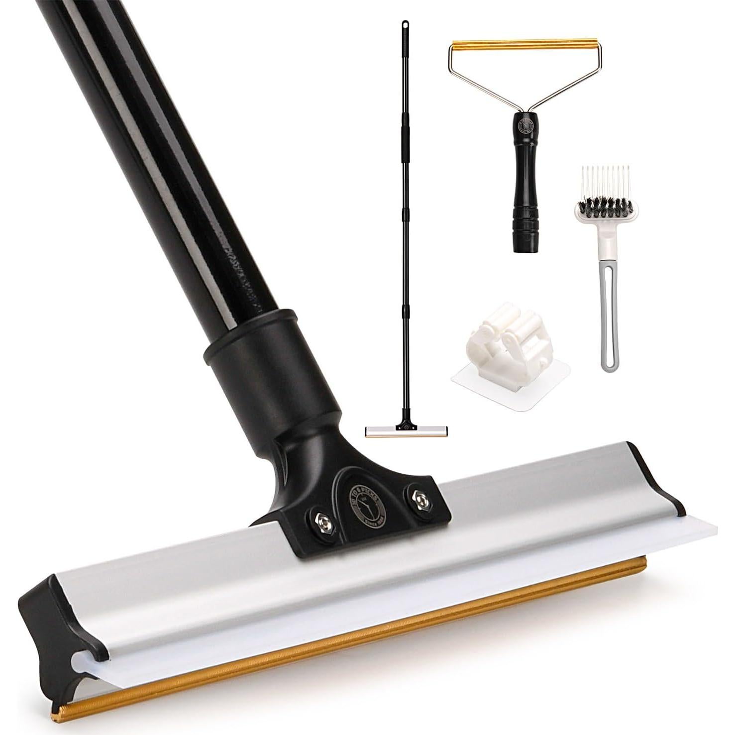 Rastrillo de Alfombra 158 cm 2 en 1 10 A 6 PICKS para Pelo de Mascotas