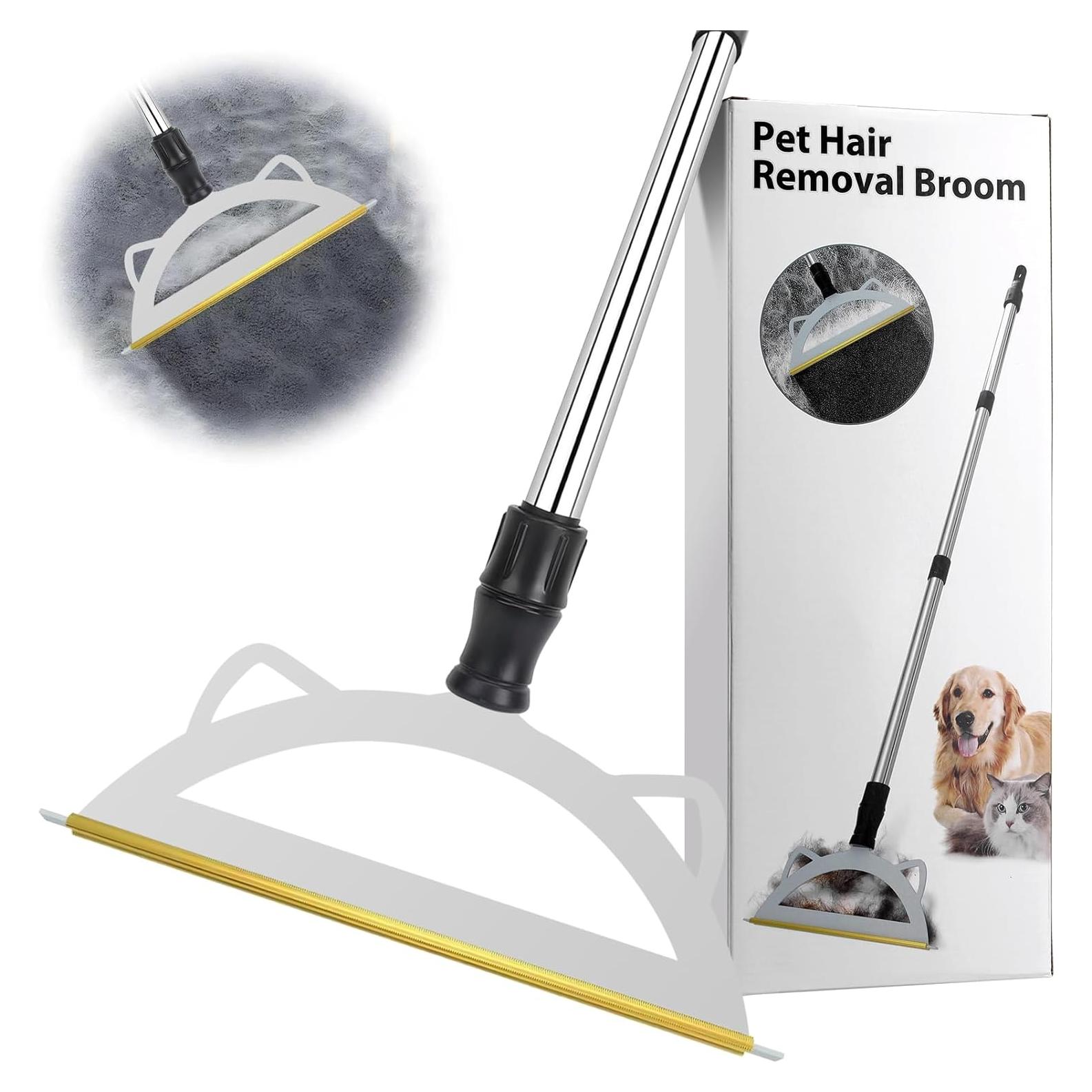 Rastrillo para Alfombras Sklonekun 124 cm Ajustable Pelo Mascotas