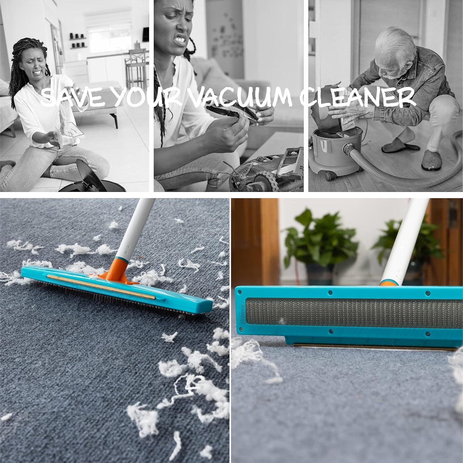 Rastrillo para Alfombra JollLax 102.5 cm - Eliminador de Pelo y Suciedad