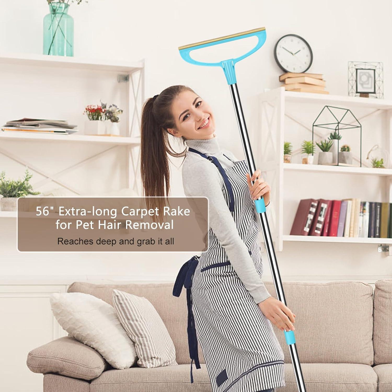 Rastrillo para Alfombra AIZAL 142 cm Eliminador Pelo Mascotas