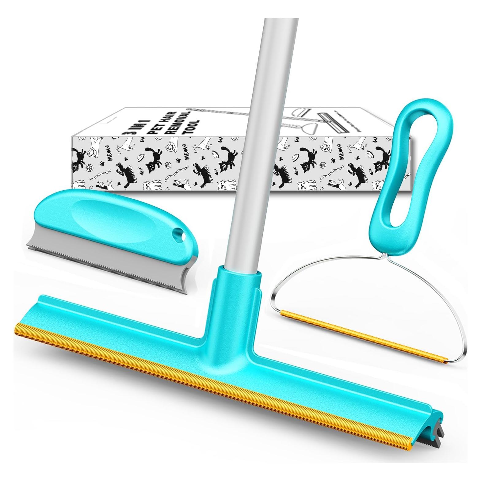 Juego de 3 Rastrillos para Alfombra Airbee - Eliminación Pelo Mascota