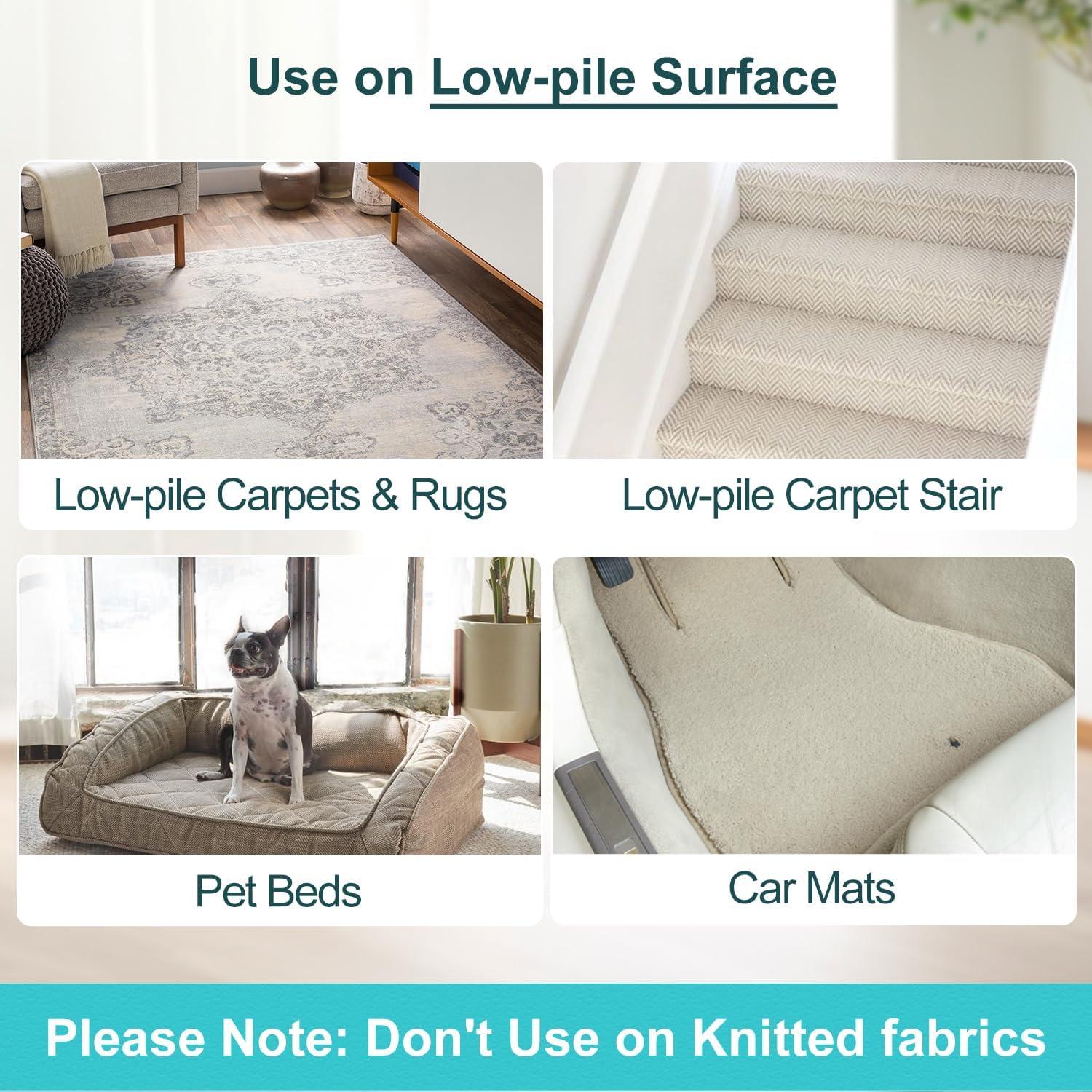 Juego de 3 Rastrillos para Alfombra Airbee - Eliminación Pelo Mascota