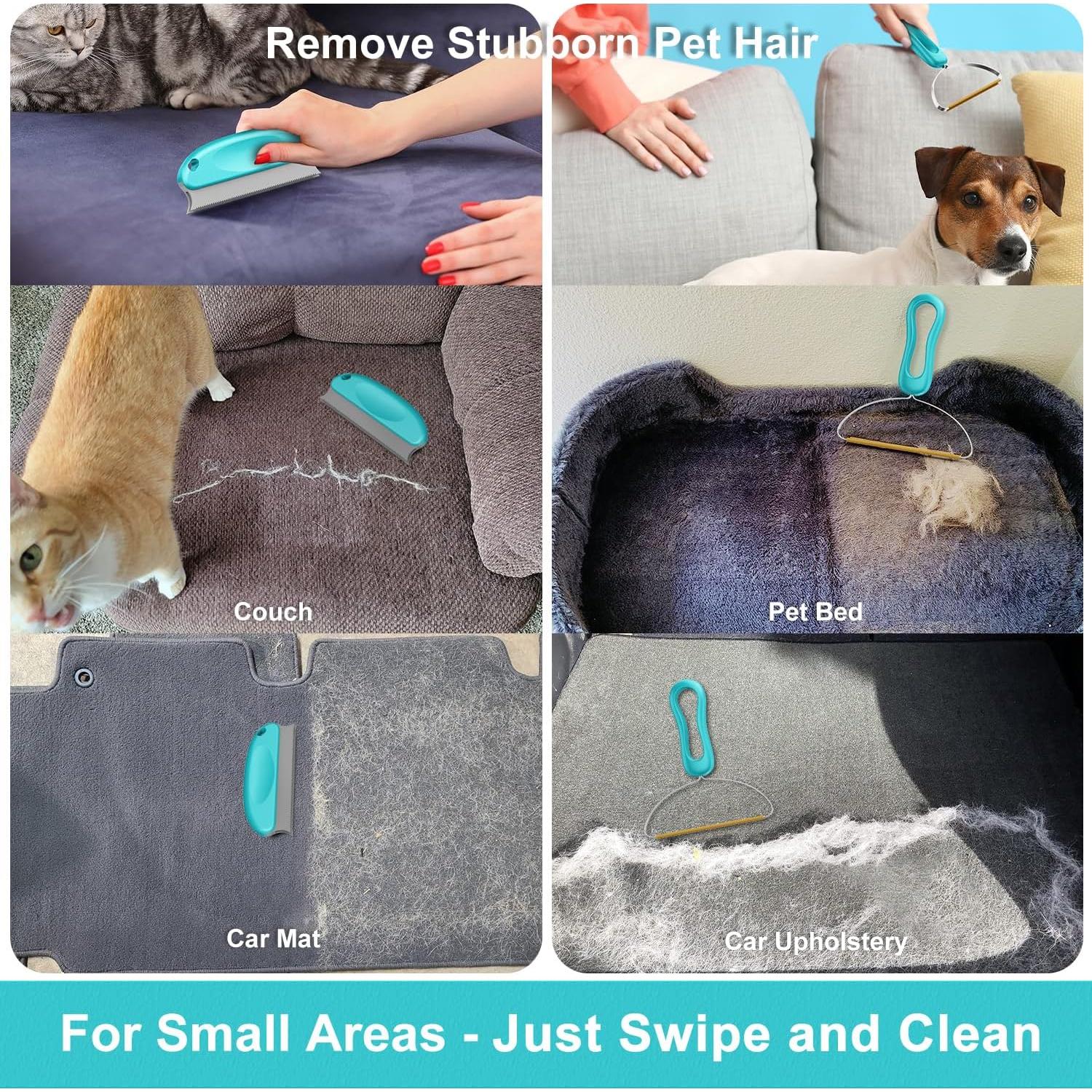 Juego de 3 Rastrillos para Alfombra Airbee - Eliminación Pelo Mascota