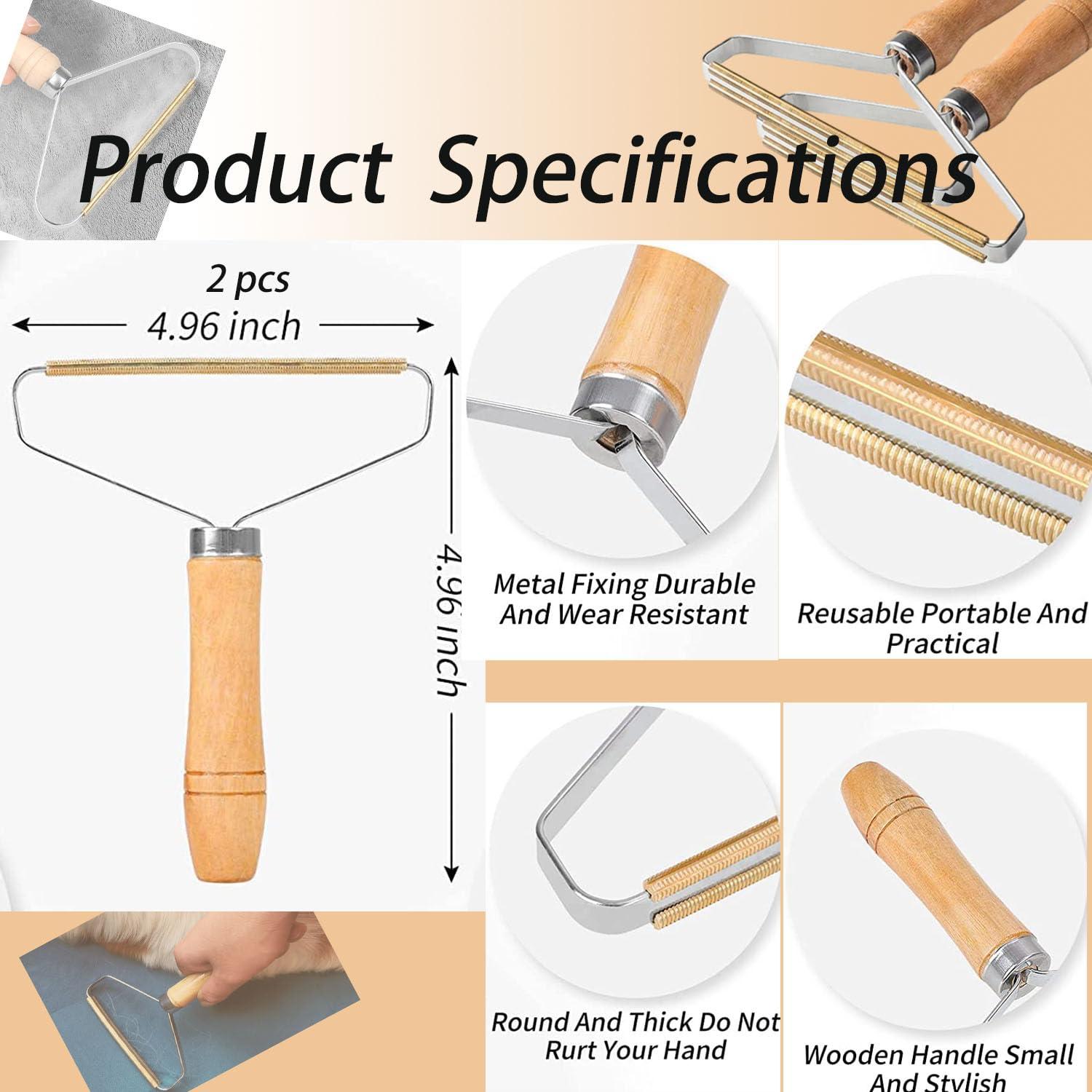 Quitapelos para Mascotas Aetomtins - 2 Piezas Ecológicas