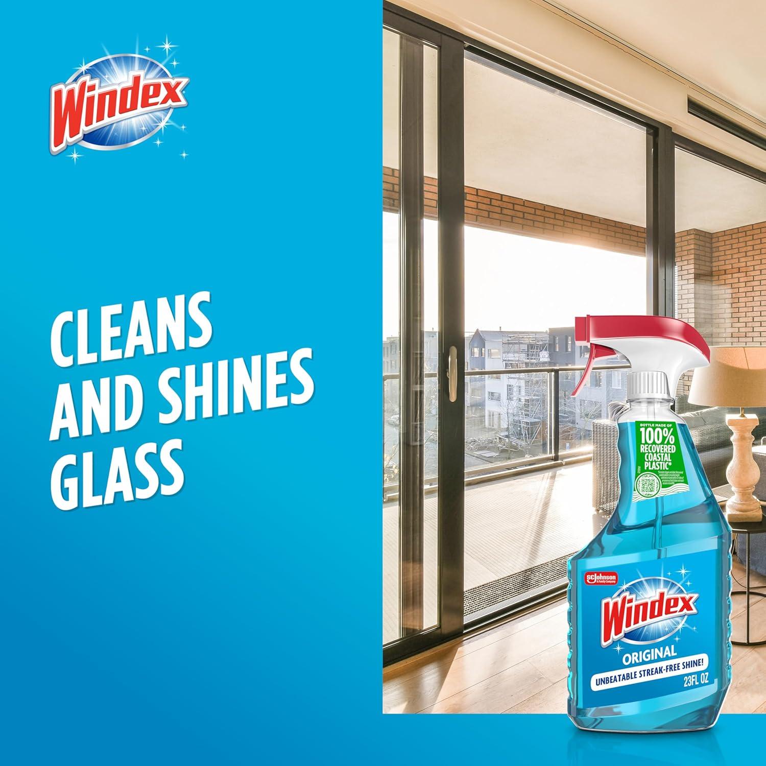 Limpiador de Vidrios Windex Original 680 ml - Paquete de 6