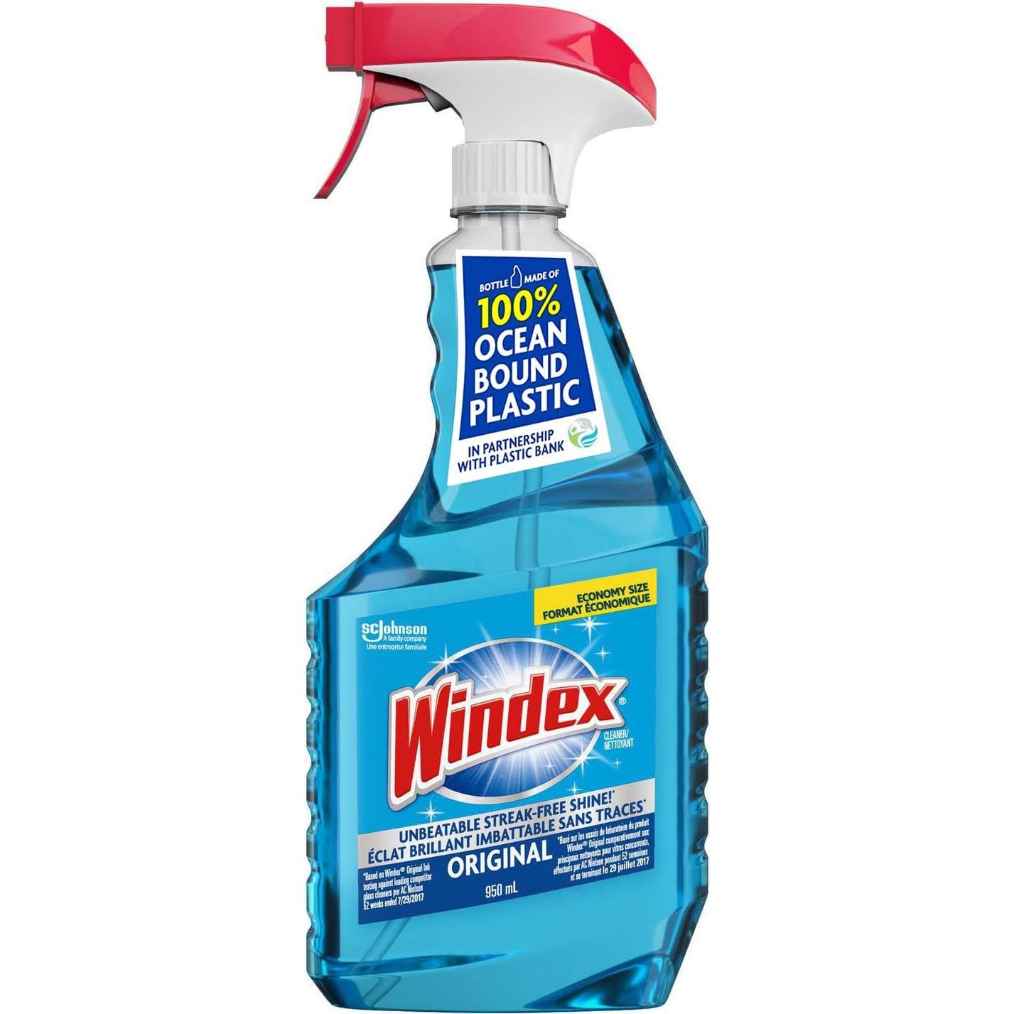 Limpiador de Vidrios Windex Original 5L + Spray 950ml