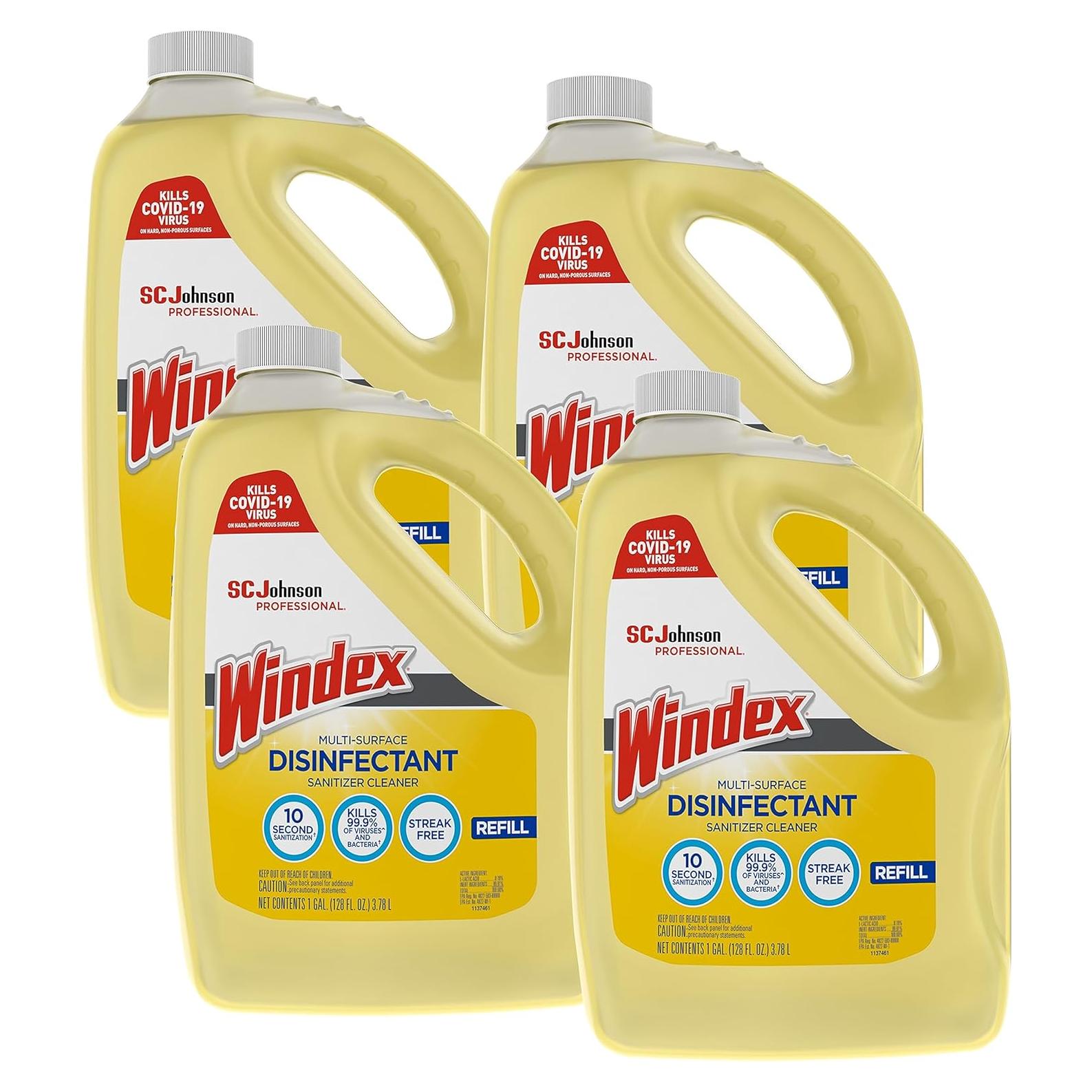 Limpiador Desinfectante Multi-Superficie Windex SC Johnson 3.78L