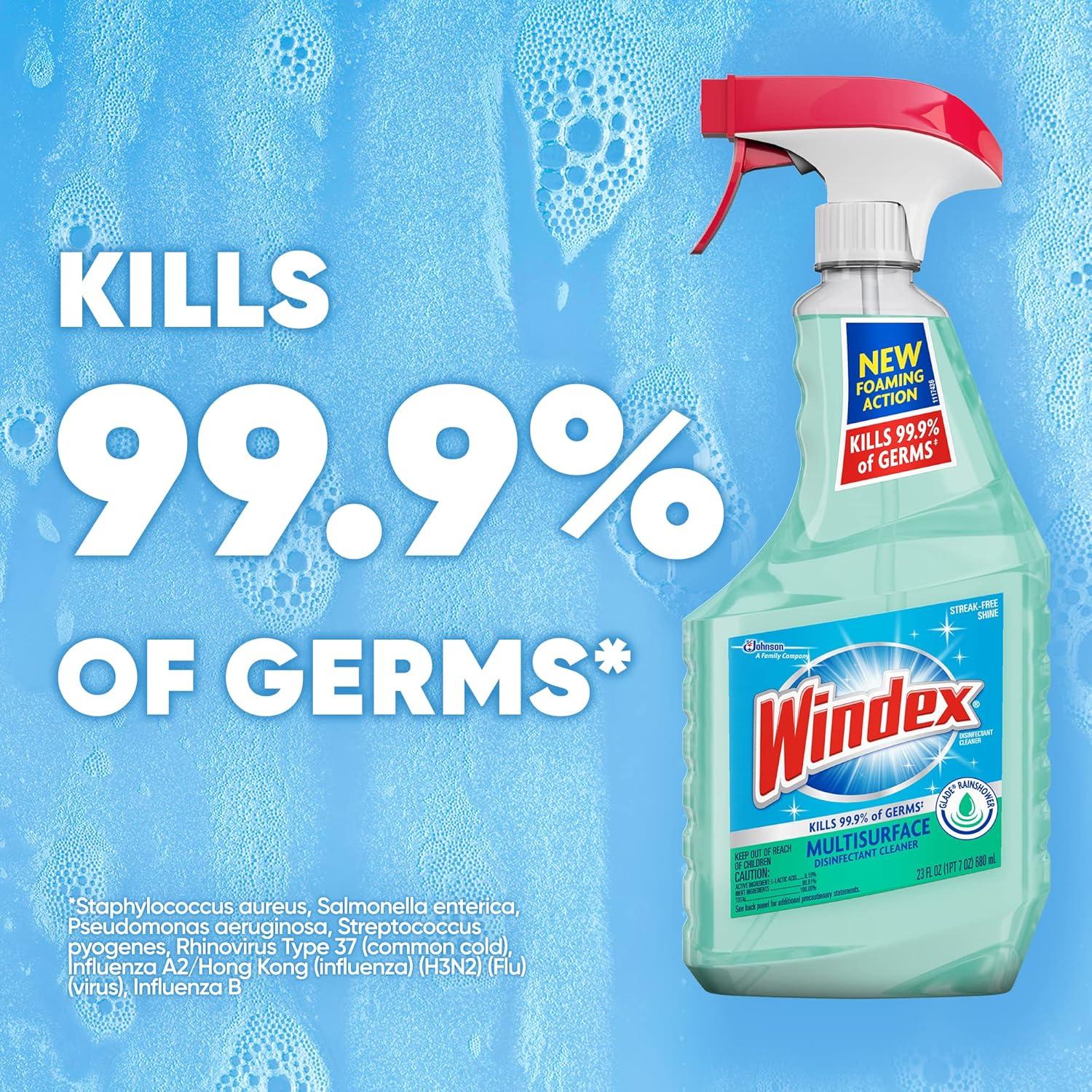 Windex Limpiador Multiusos Desinfectante 680 ml Glade Primavera