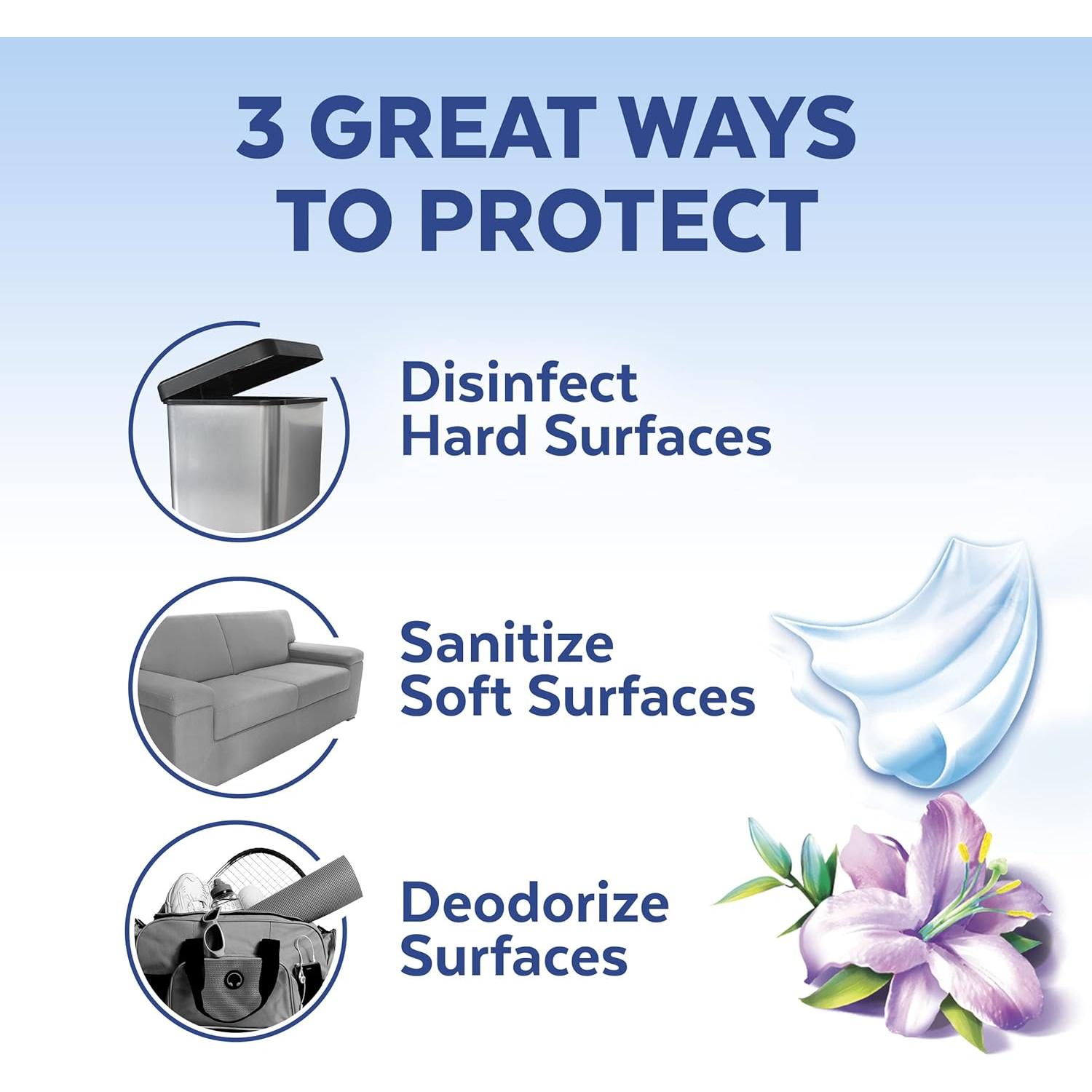 Spray Desinfectante Lysol 2x540ml Lino + 2x540ml Brisa