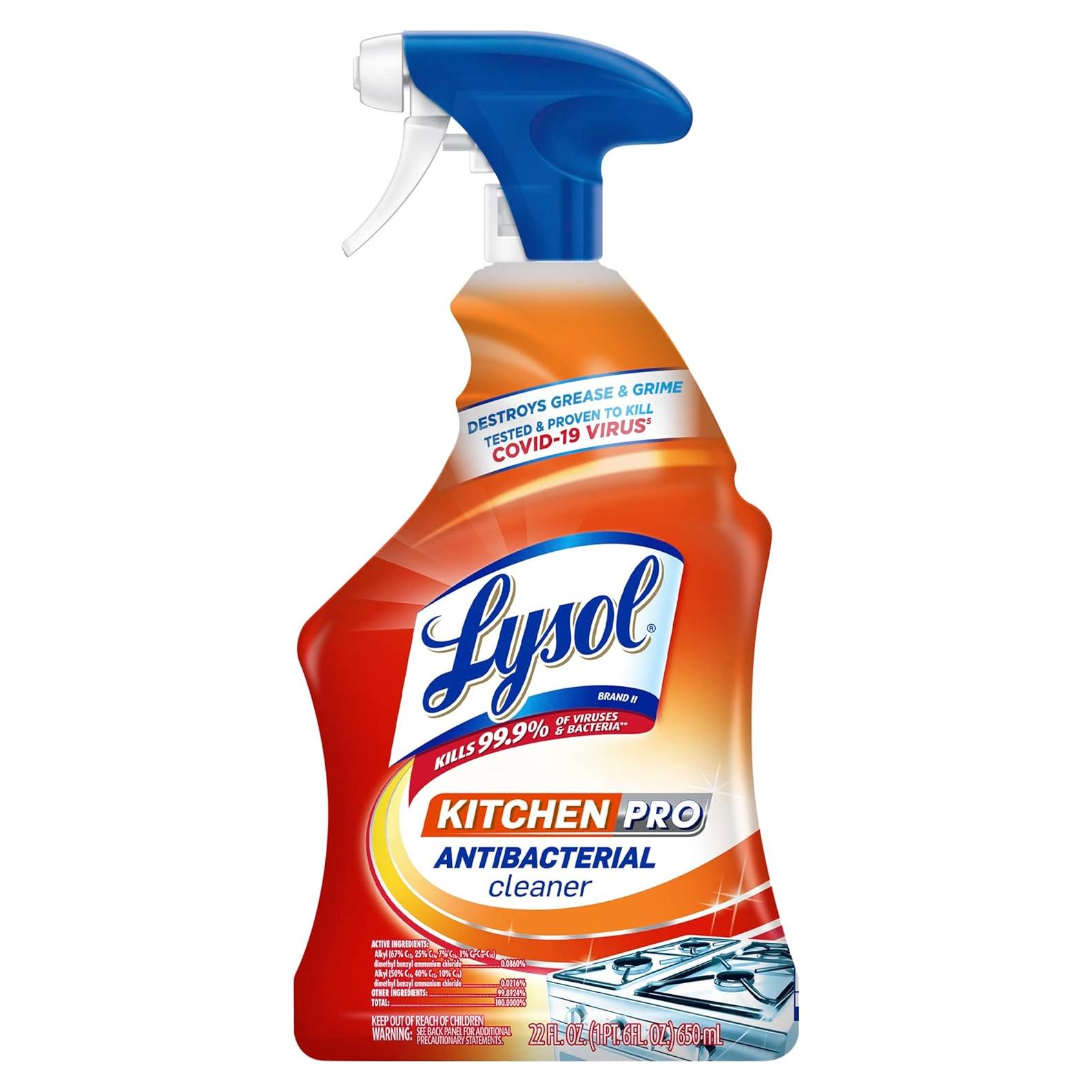 Lysol Pro Limpiador en Spray Antibacteriano 622g - Cocina