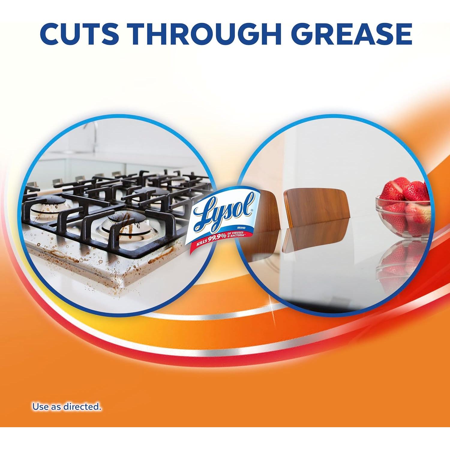 Lysol Pro Limpiador en Spray Antibacteriano 622g - Cocina